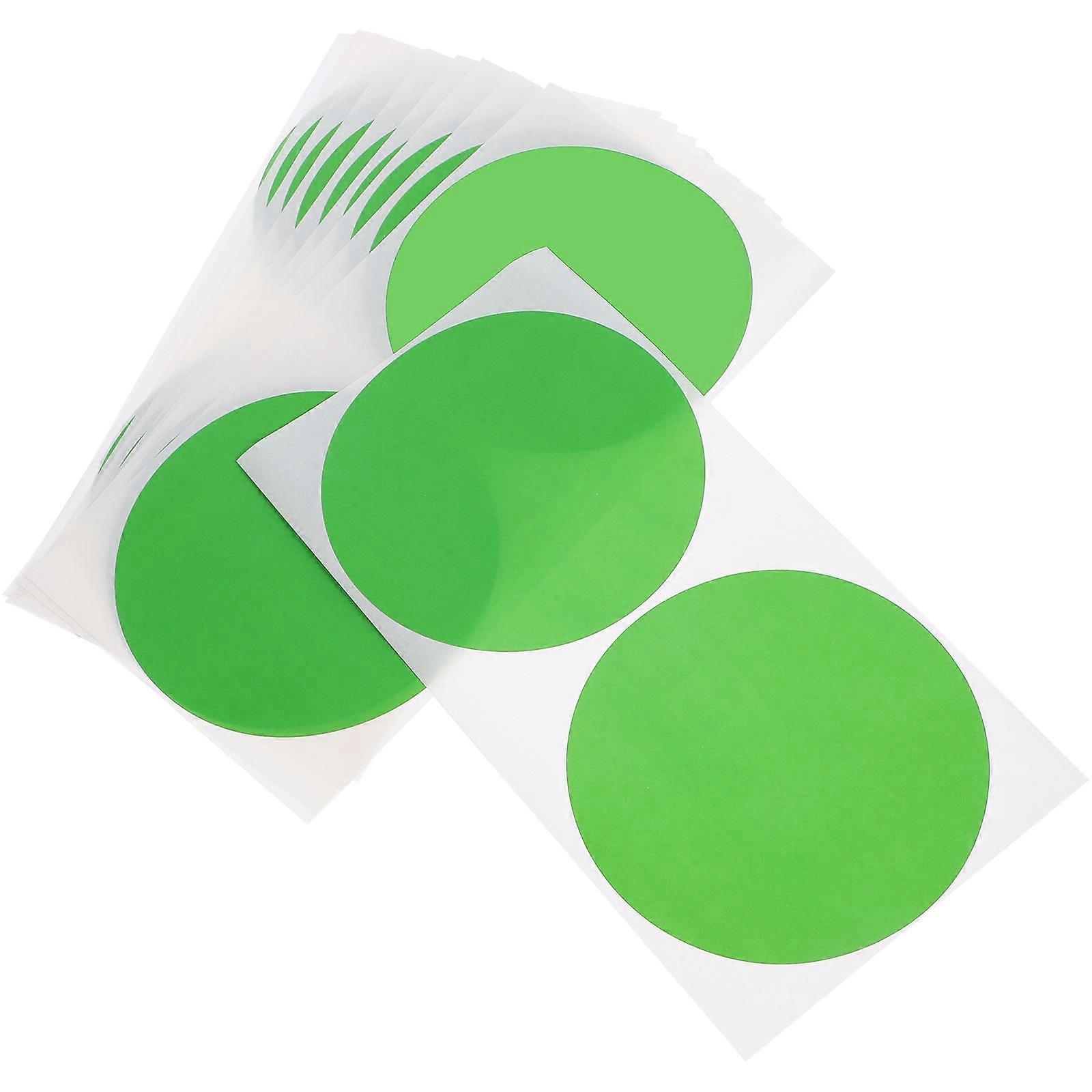 Green Adhesive Dot Stickers for Decoration Photo Album Scrapbook 1 Set Large Size