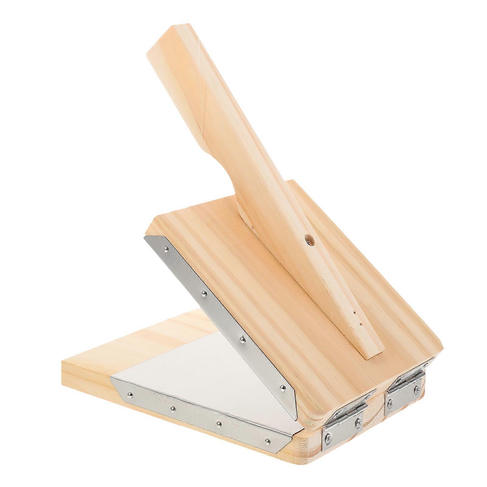Dumpling Maker Press Wooden Tool Ideal For Friends And Families Cooking Multi Color Food Grade Safety 1Pack