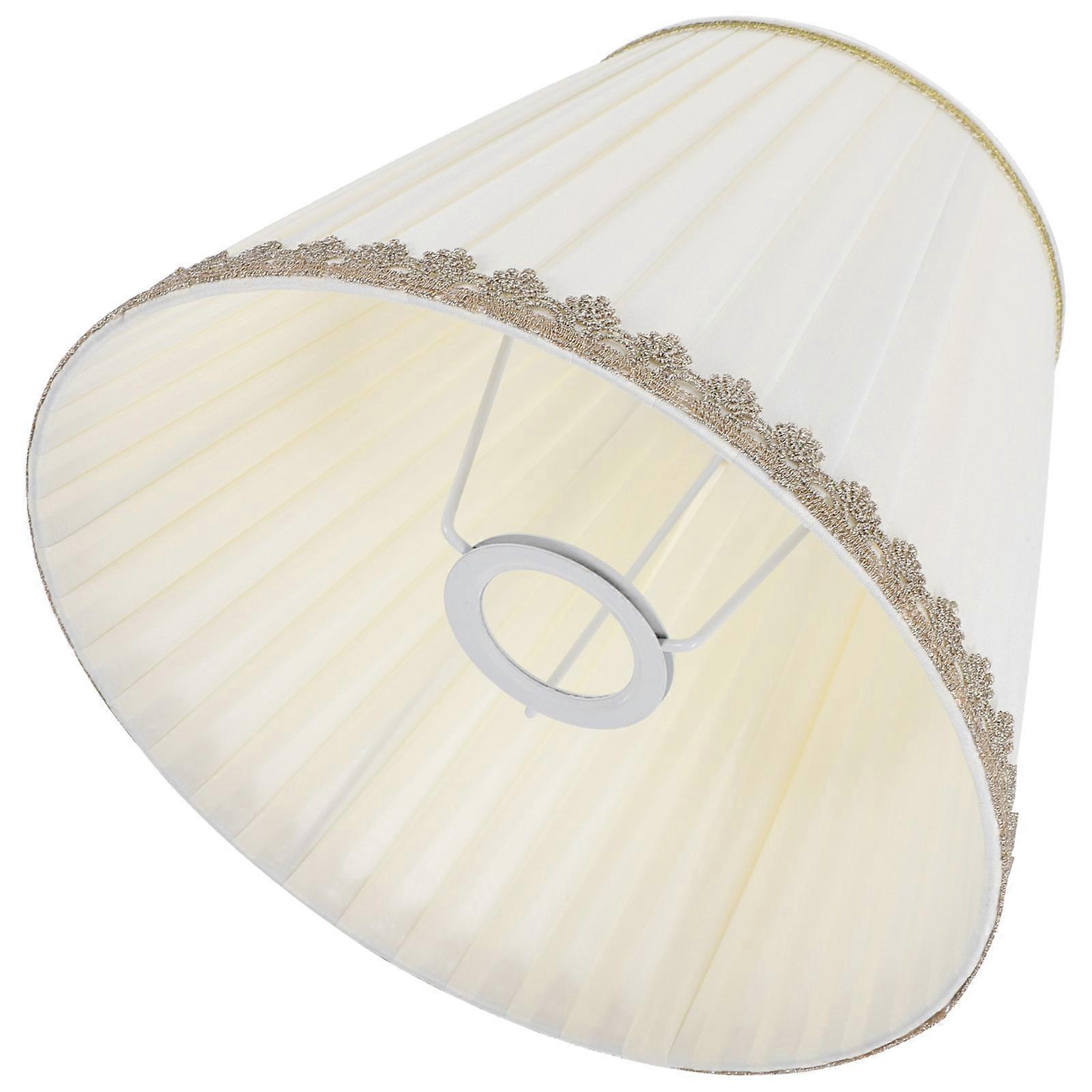 Small Drum Shape Lamp Shade For Farmhouse Style Decor Softening Light 1Set