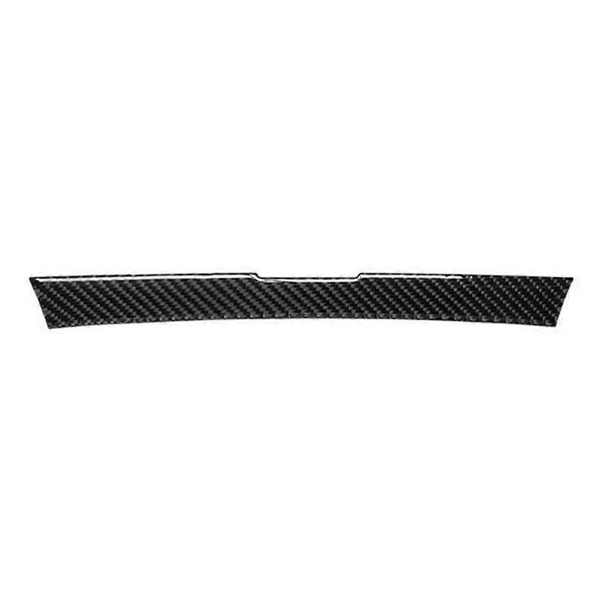 For Accord 2013-17 Interior Central Console Lower Cover Trim Carbon Fiber
