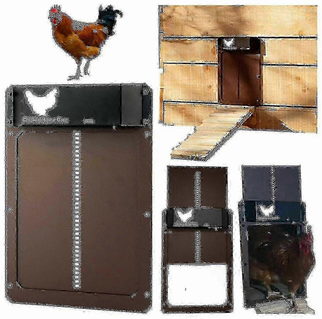 Light-Sensitive Automatic Door for Coops, Chicken Pet Doors, and All Automatic Door Needs