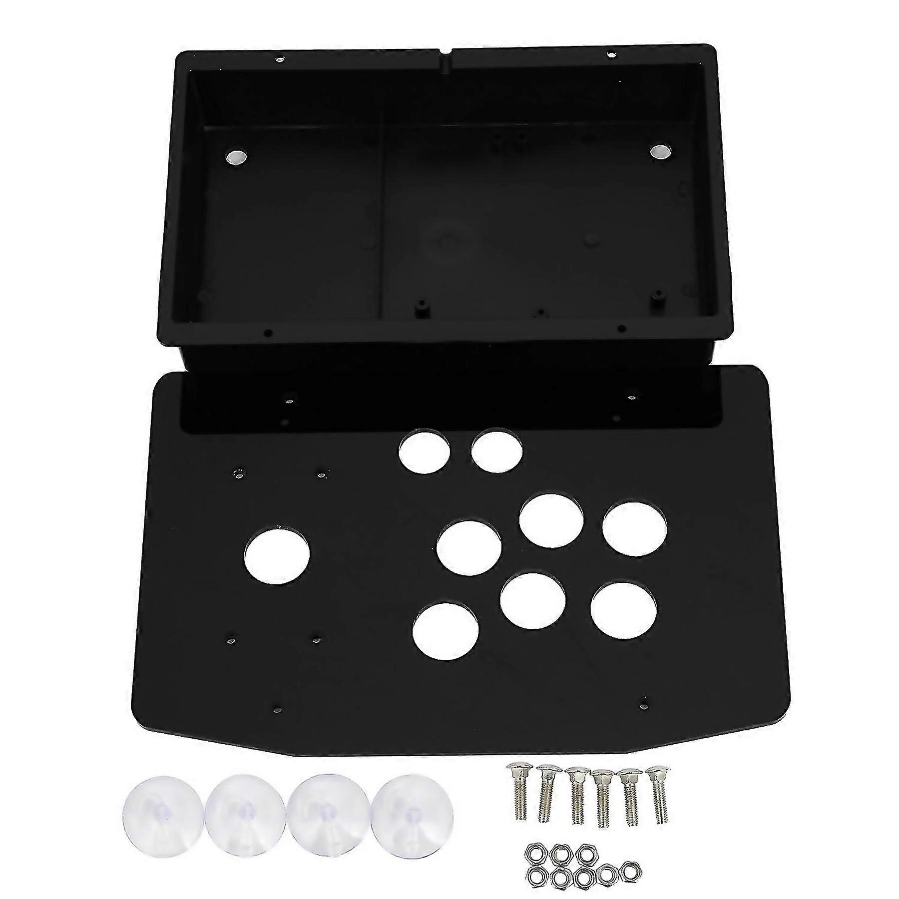 For acrylic panel case diy handle arcade game set kits gaming joystick acrylic panel