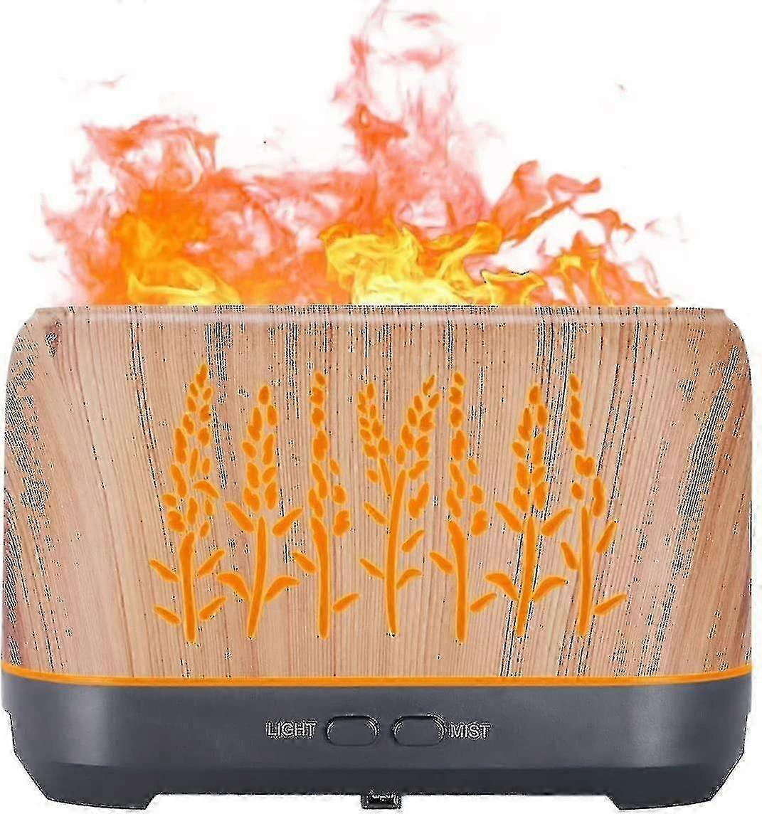 2024 1pc 200ml Simulation Flame Light Air Humidifier