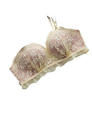 Seamless wireless bra for small busts with gathering effect invisible strapless