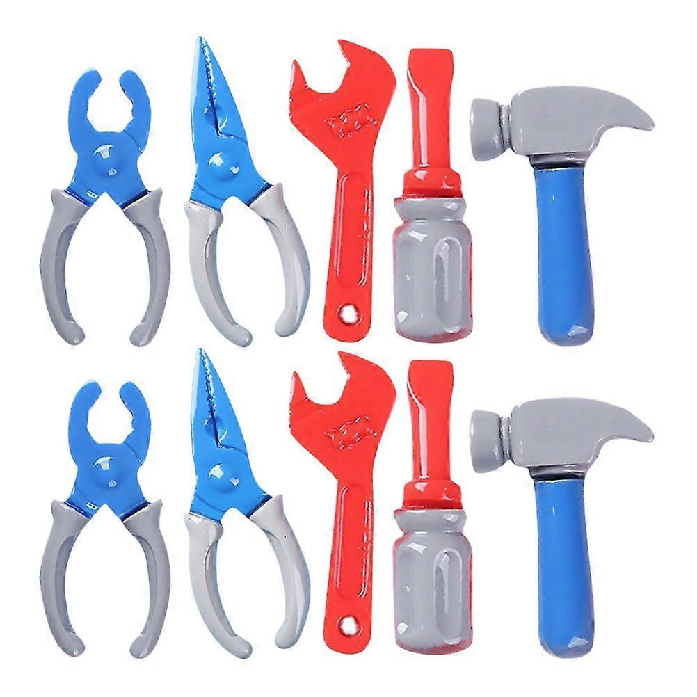 10pcs Mini Tool Toy Set Dollhouse Mini Tools Pretend Play Tools Simulation Tools Toys