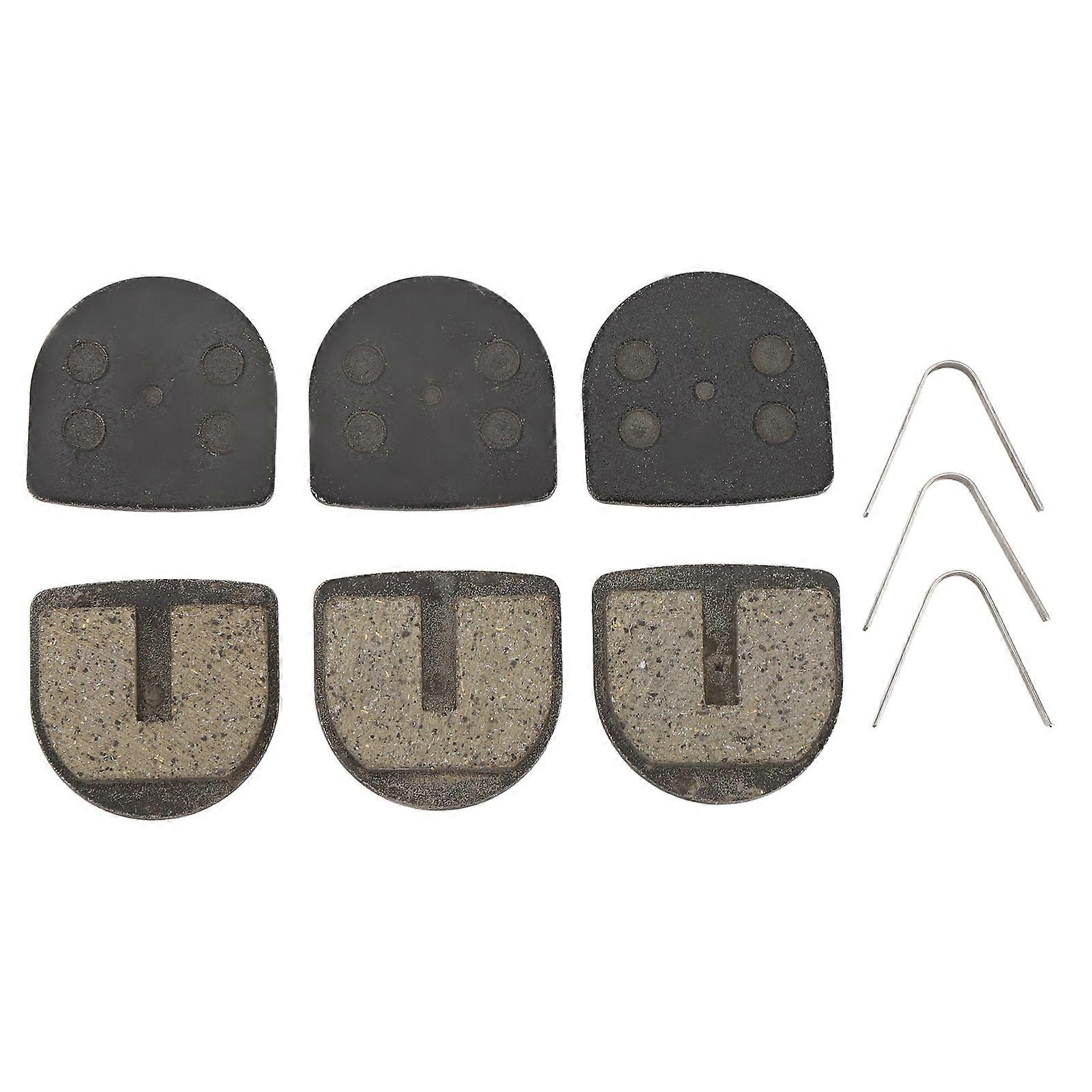 Disc Brake Pads Set of 6 with Spring Clips Compatible with 40cc 50cc Mini Dirt Bikes ATVs
