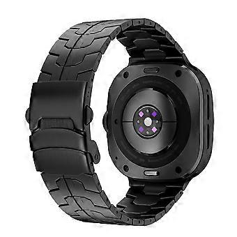 Kompatibel Til Samsung Galaxy Watch Ultra (2025) 47mm / Watch Ultra 47mm Rustfrit Stål Urrem Foldbart Spænde Håndledsrem
