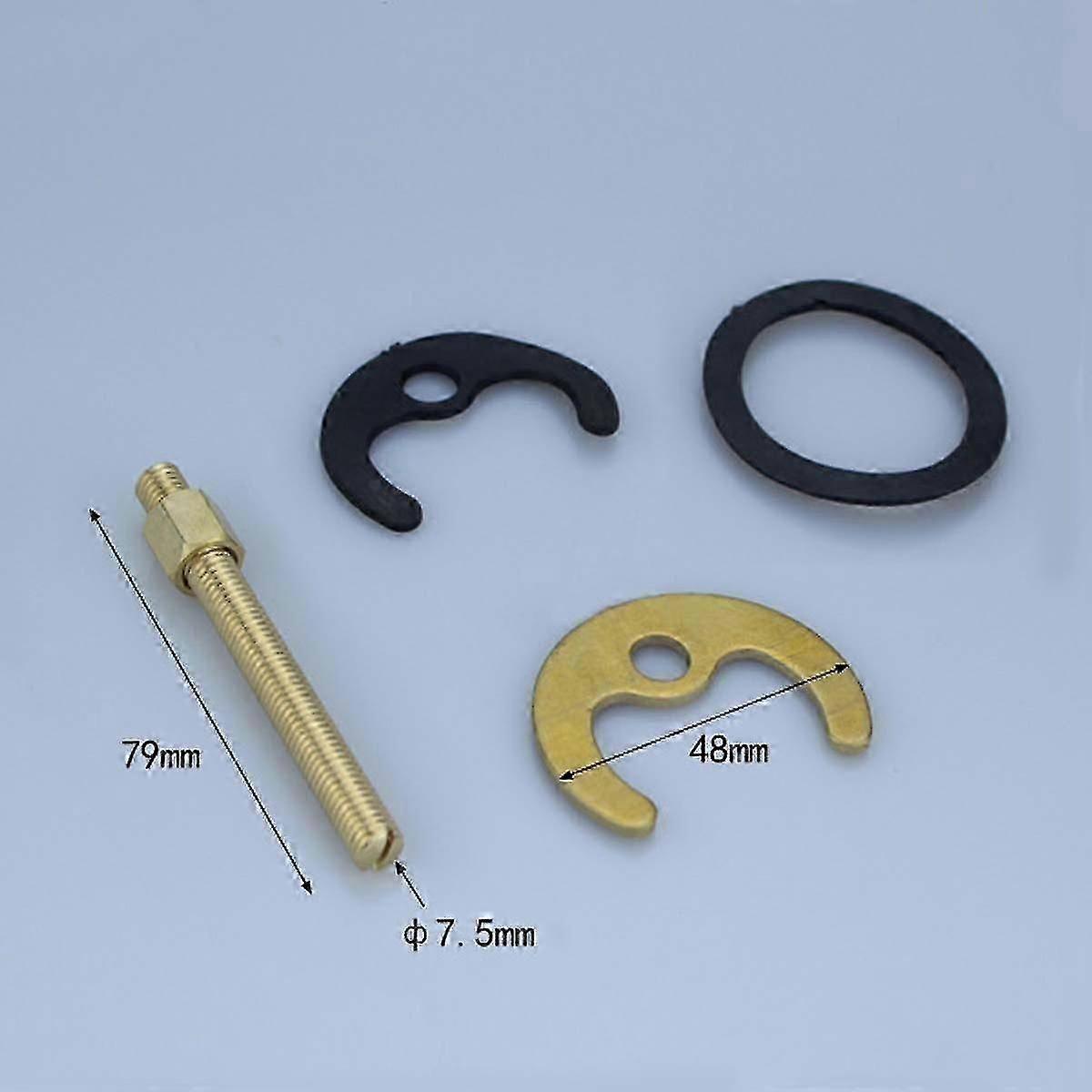Replacement Mono Basin Tap Fixing Set Hole Bracket Bolt Horse Fixing Kit Mounting Set for Repairing Faucet-Yvan
