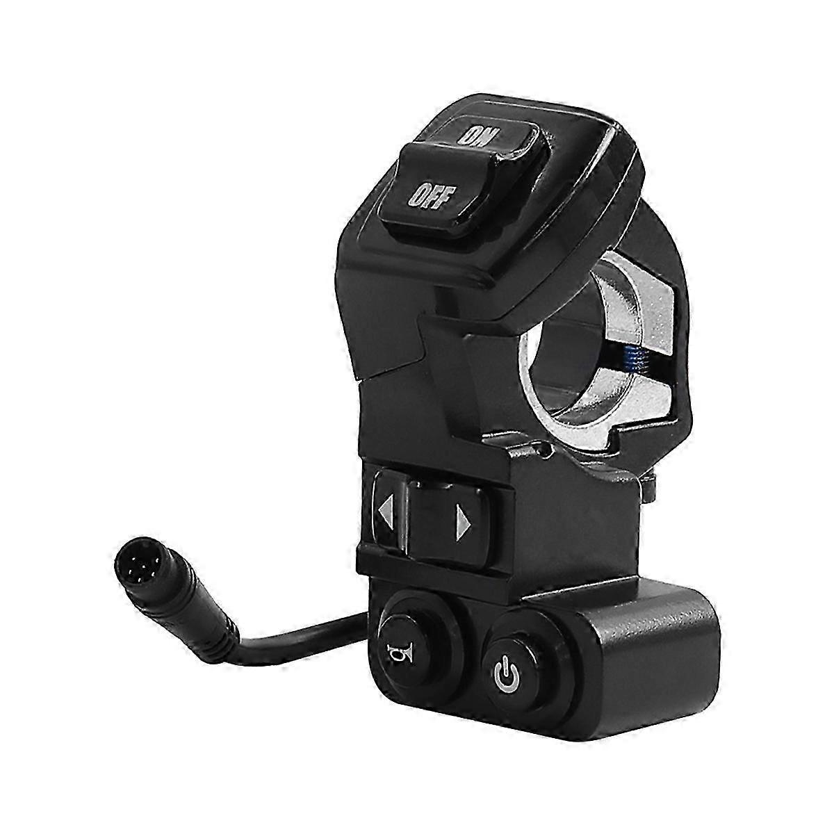 4-in-1 Headlight Switch for Kukirin G2 Pro/G2 Pro DB/G2 Max Electric Scooter on Off Power Horn Left