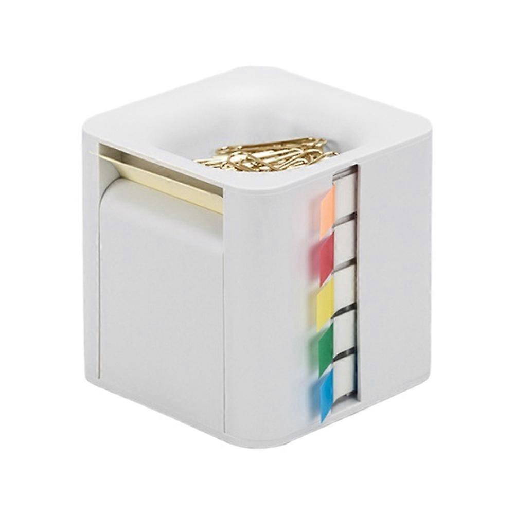 5-i-1 Cube Sticky Note-holder Multifunktions Sticky Note-dispenser med pop op-sticky notes, sticky tabs, sticky rolls A
