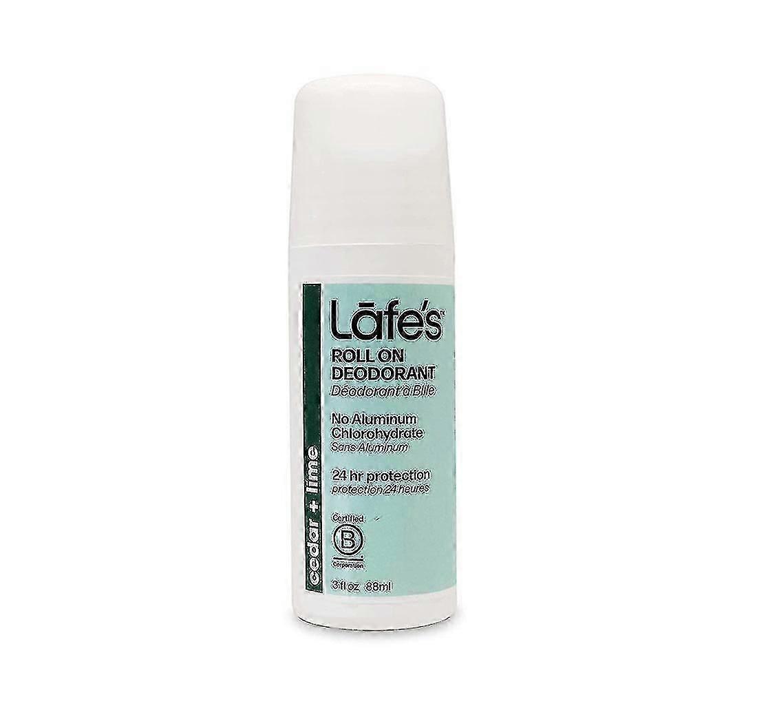 Lafe's Cedar & Lime Roll-On Deodorant - Natural & Fresh (88ml)