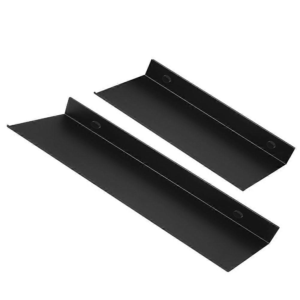 Black Space Aluminum Wall Mount Shelf for Home Storage and Organization in Small Spaces