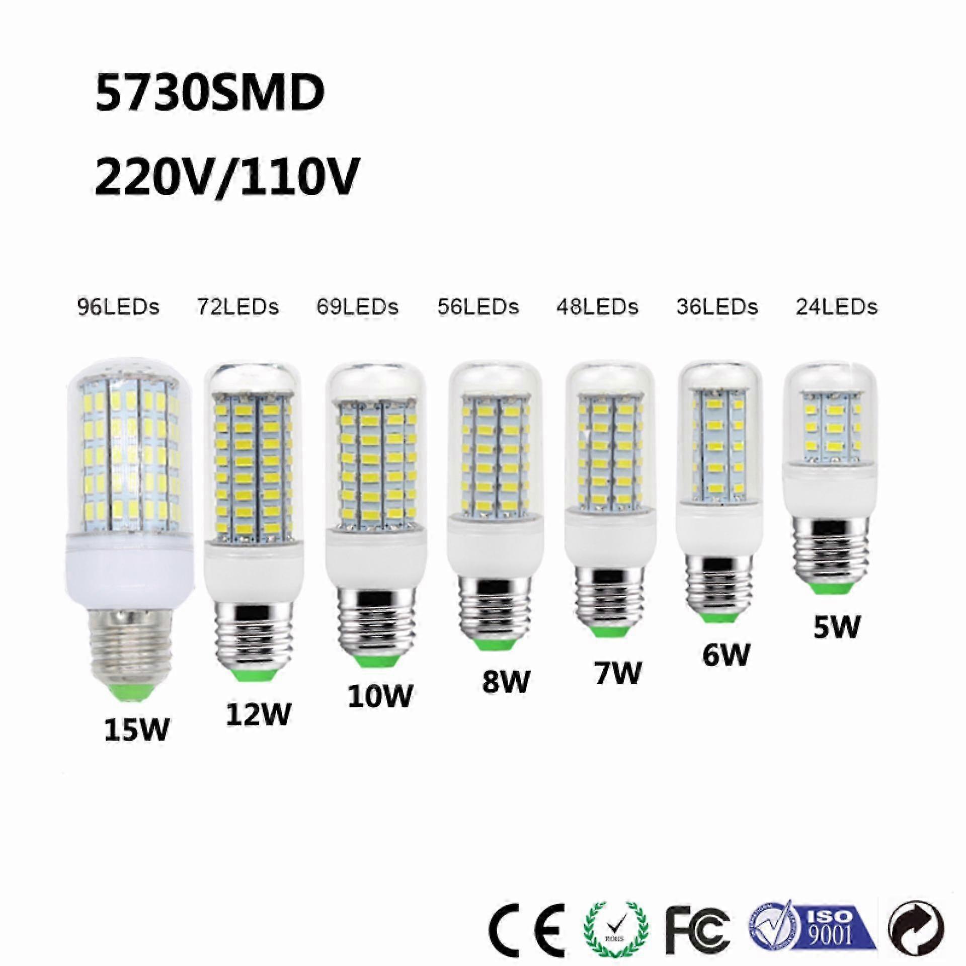 Optimized LED Corn Bulb E27 SMD 110V 6W 36LEDs Indoor Spot Light Lamp