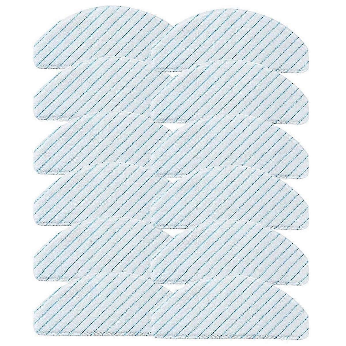 12pcs Disposable Mopping Pads for Ecovacs T8/T8+