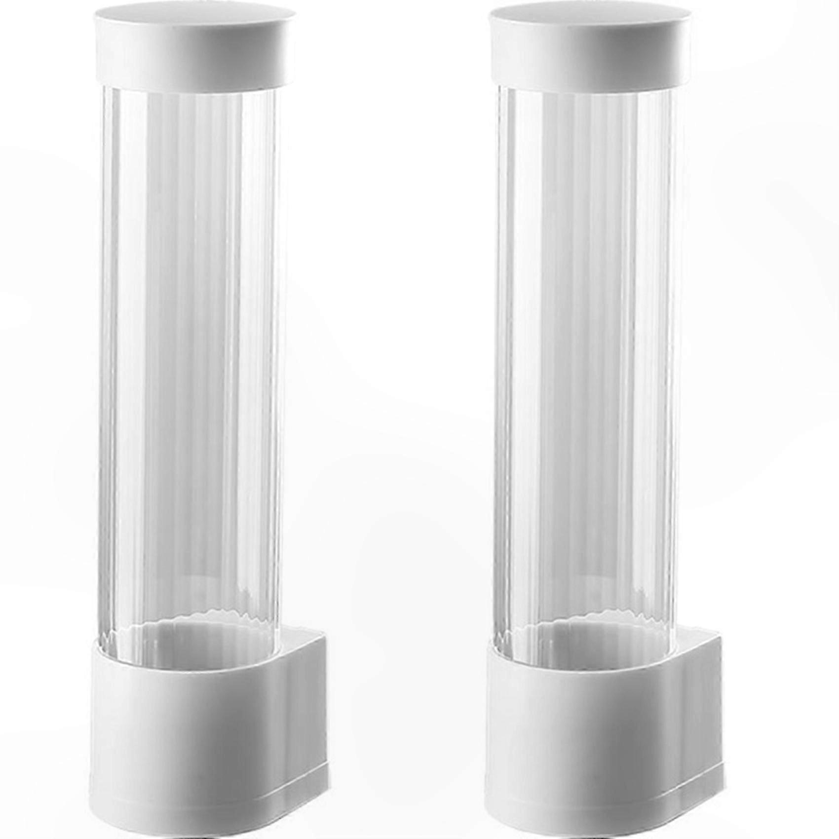 Automatic Wall-Mounted Cup Organizer and Dispenser for Paper Cups Storage Solution