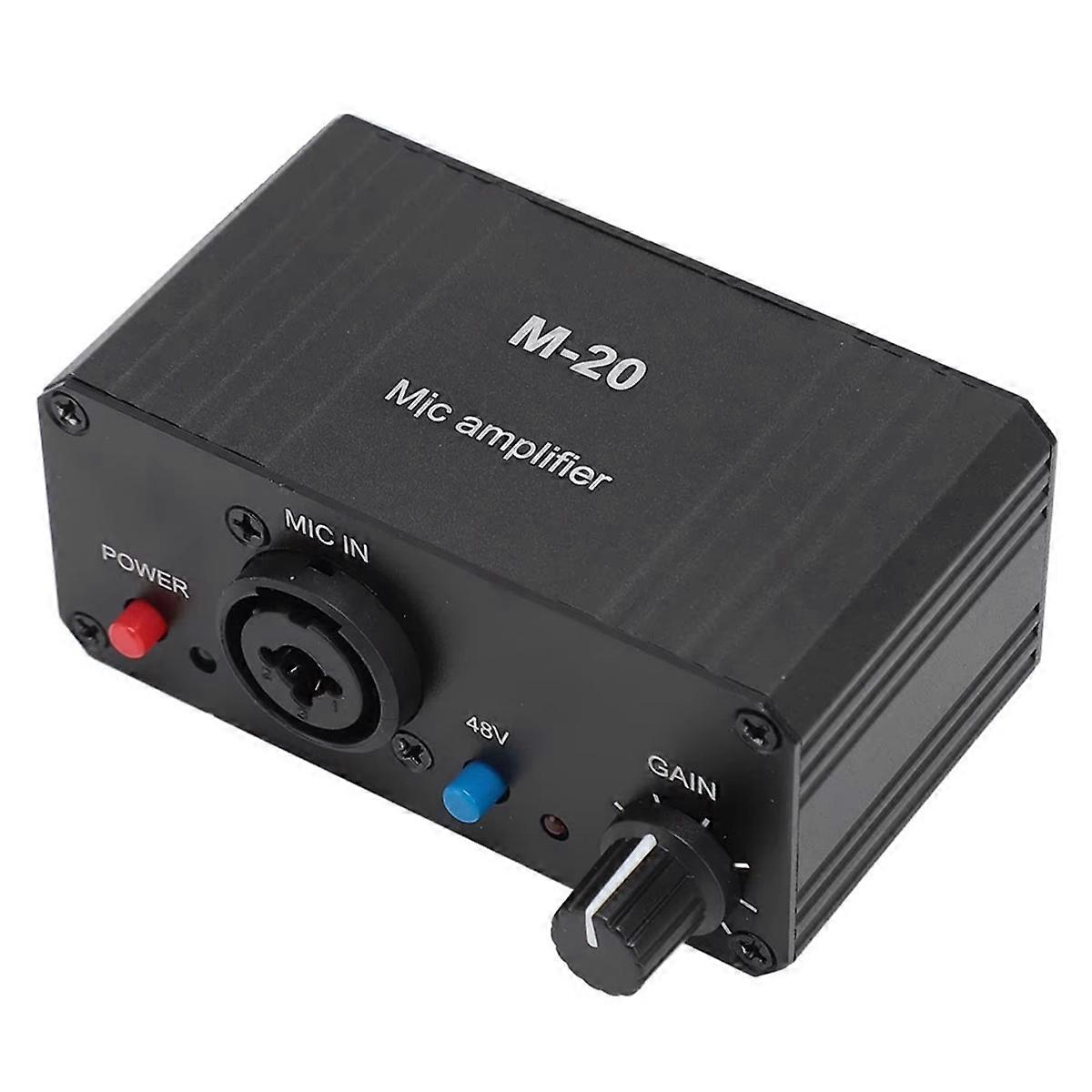 Microphone preamp XLR 48V