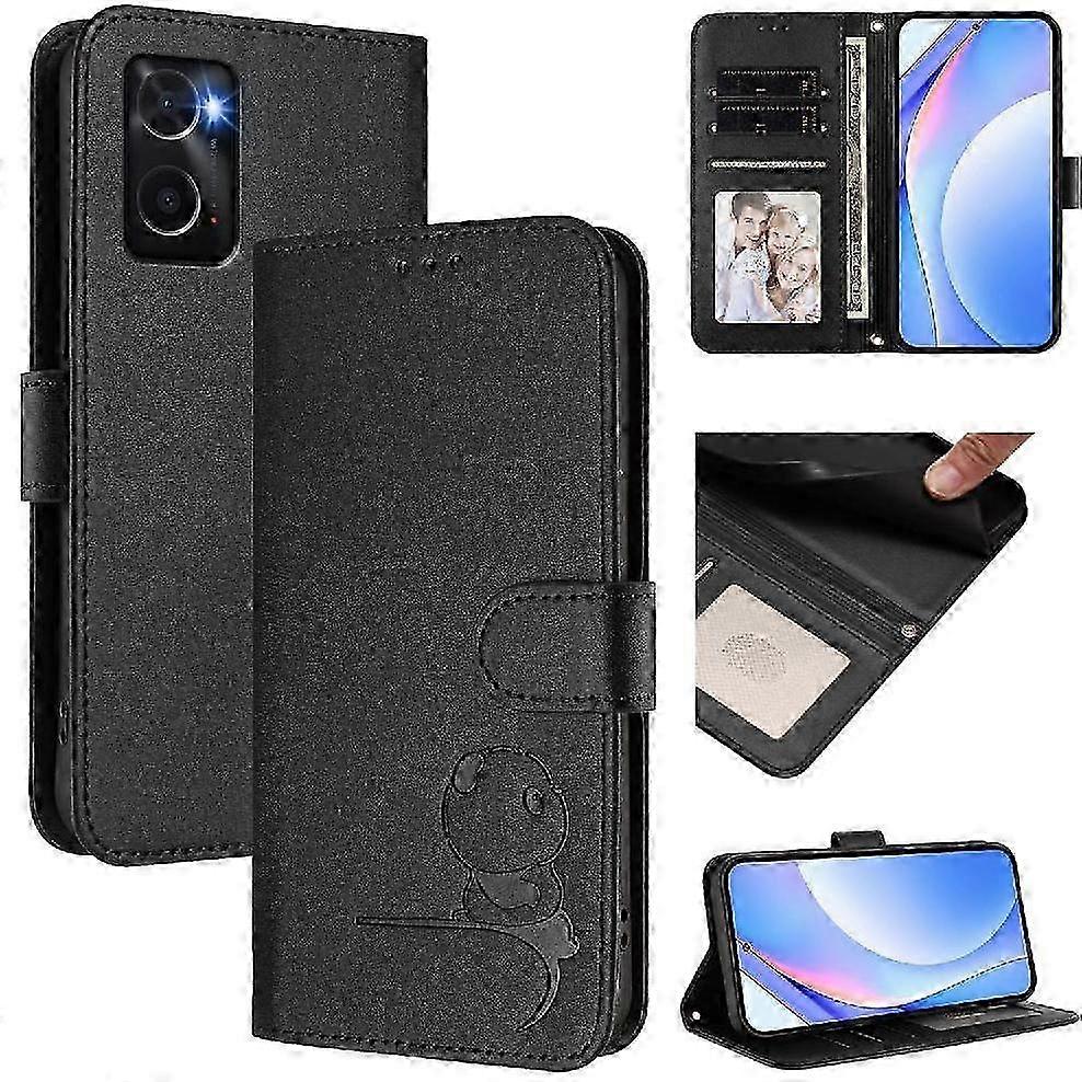 RFID Blocking PU Leather Flip Case with Card Slots, Kickstand & Mag...