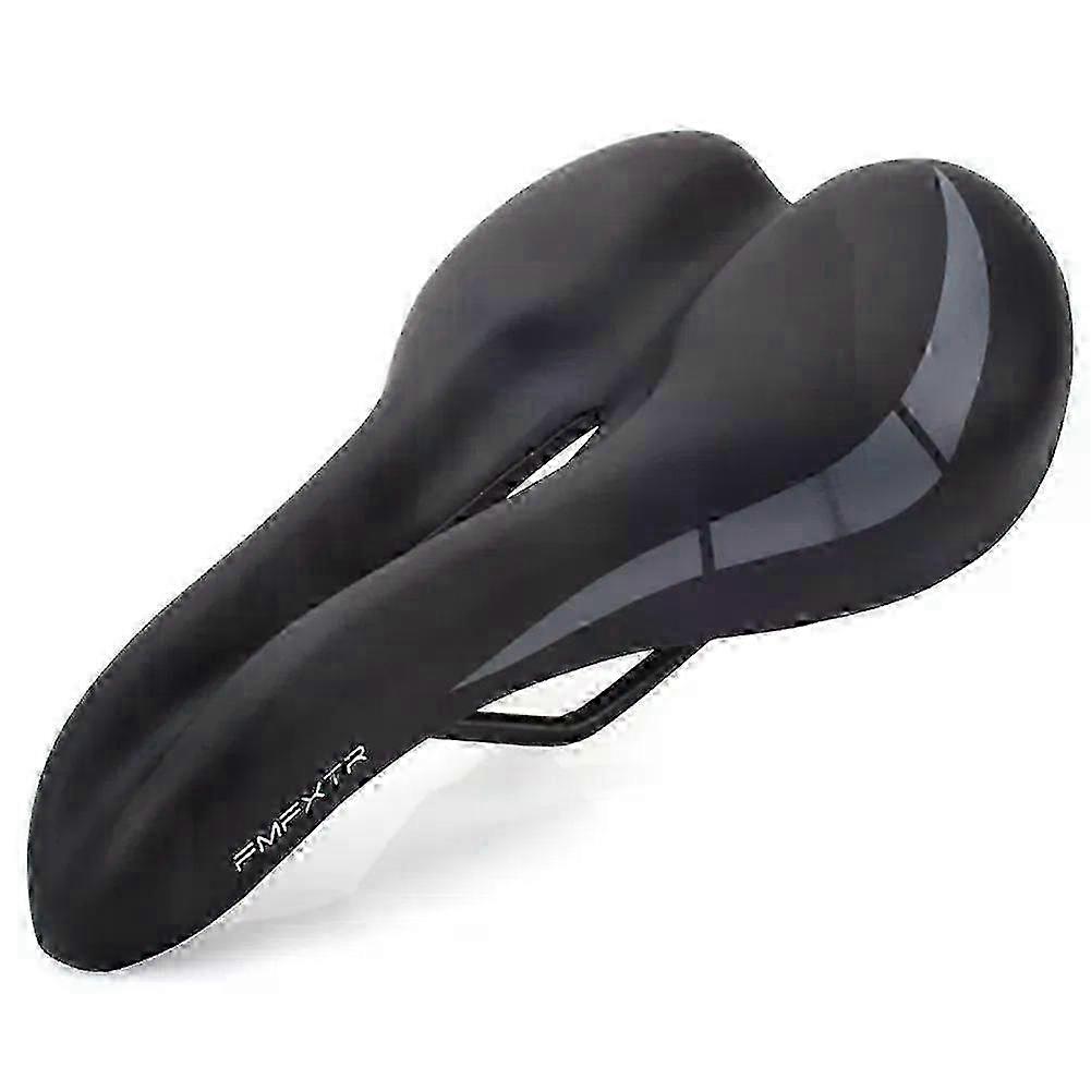Comfortable MTB Bike Saddle - Shock Absorbing & Breathable Seat Cus...