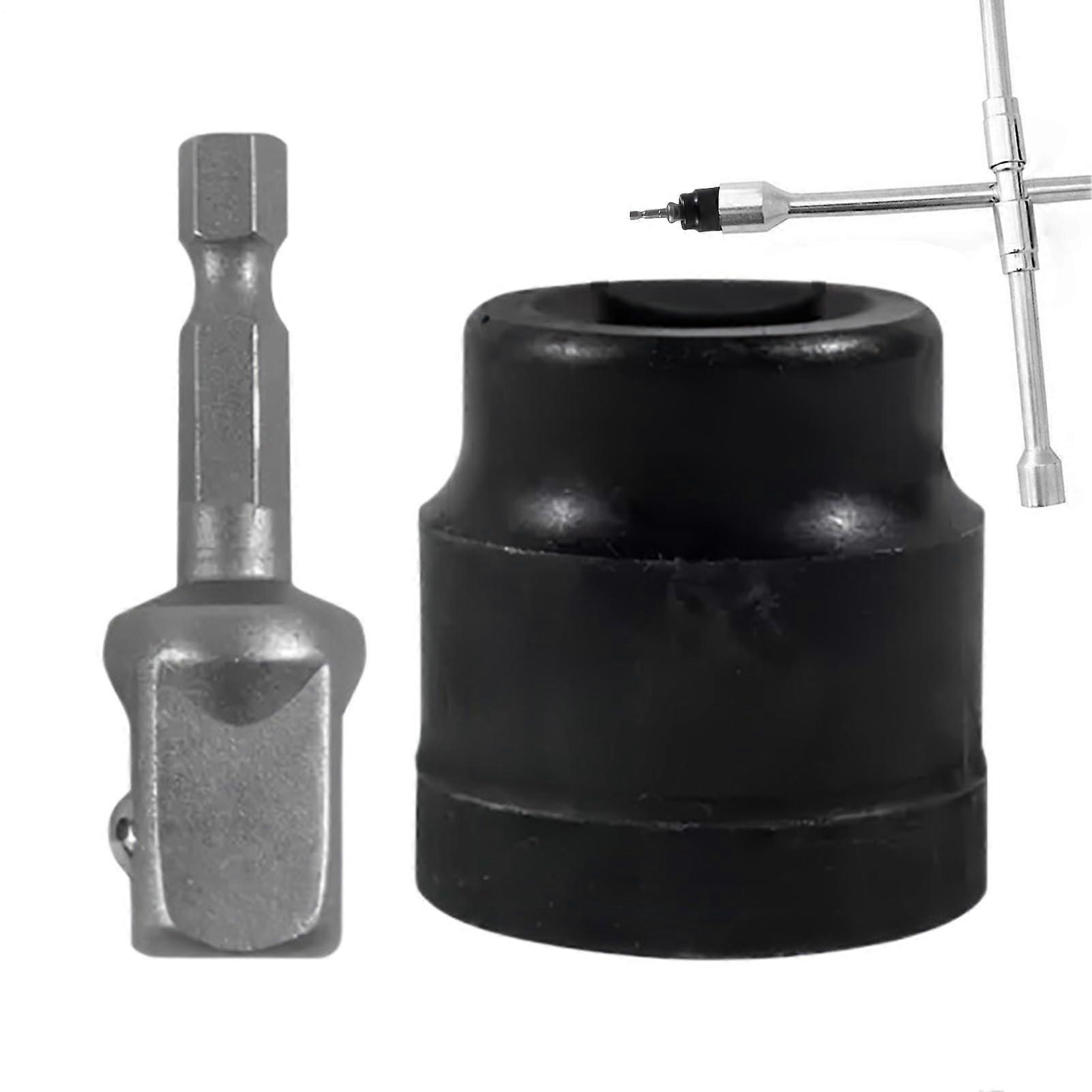 Jack Socket for Car Tire Changing, Heavy Duty Vehicle Maintenance Tool Compatible with All Models for Beginners and Families