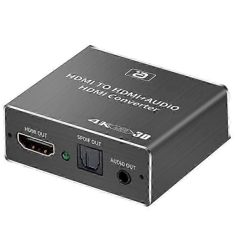 HDMI audio extraktor HDCP CEC + optický TOSLINK SPDIF + 3,5mm RCA audio převodník 4K x 2K 3D HDMI Au
