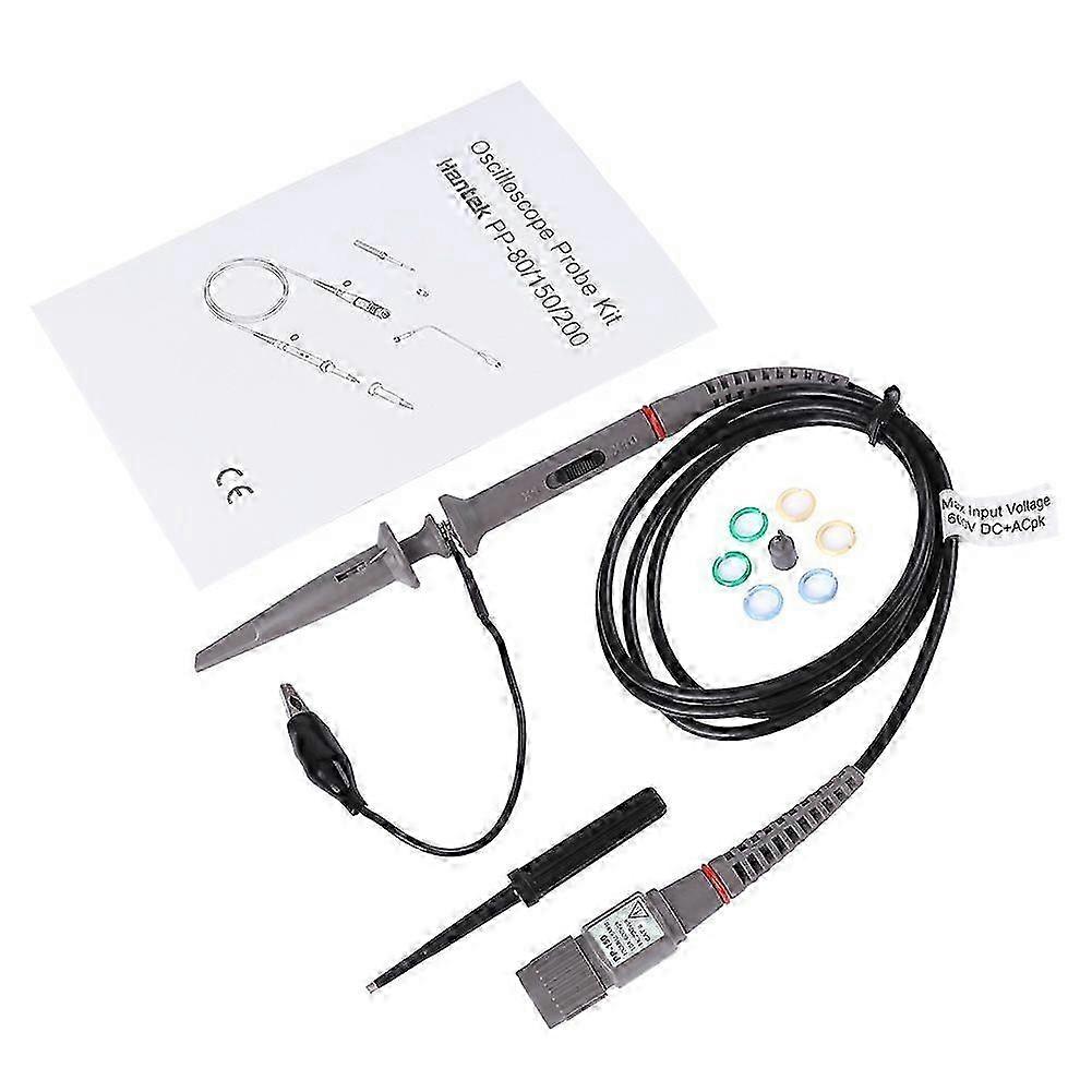 High quality Hantai PP-150 Oscilloscope Probe 100MHz Bandwidth (Black + Gray)