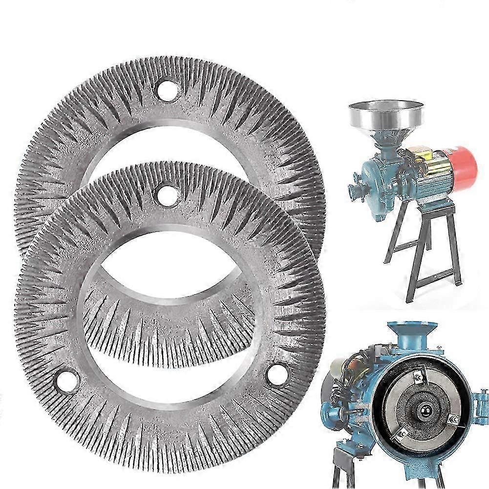 2 قطعة صفائح طحن لمطحنة الحبوب الكهربائية 3000 واط 110 فولت التجارية