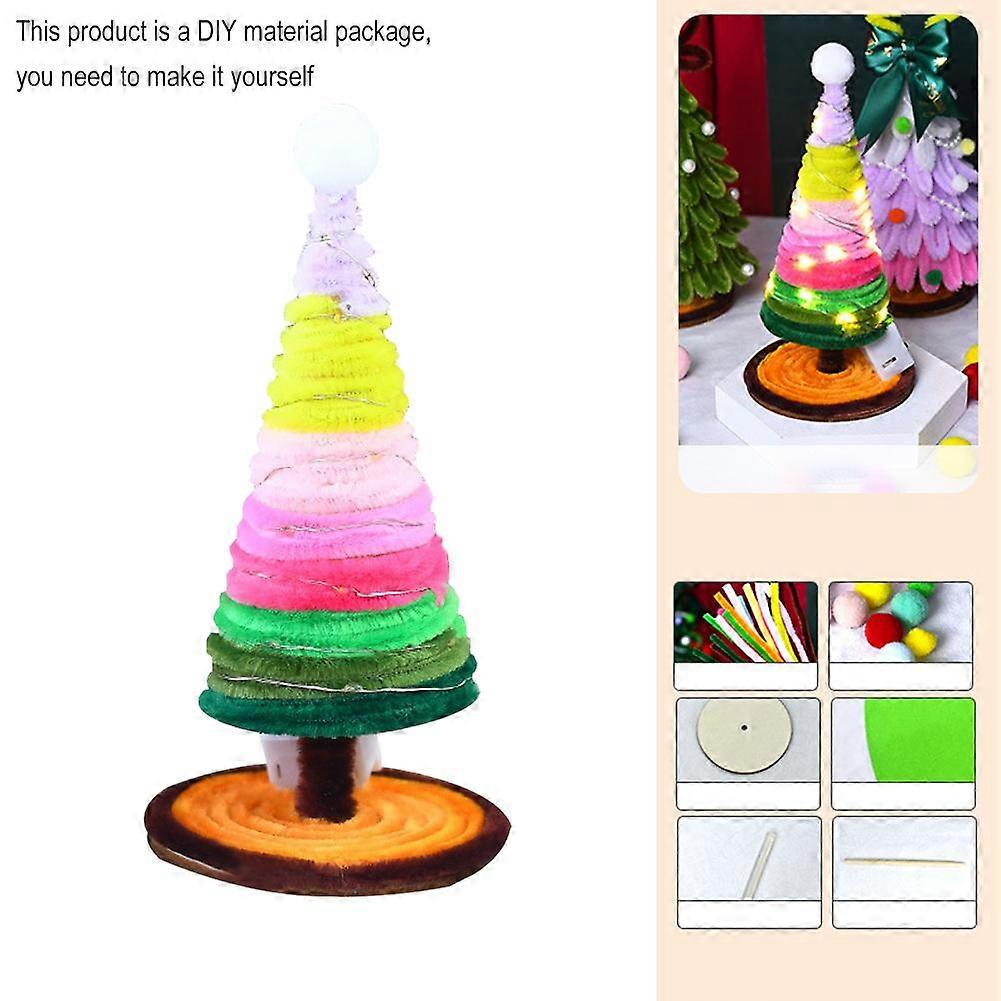 Christmas tree decorative light string pendant snowman gift box colored light