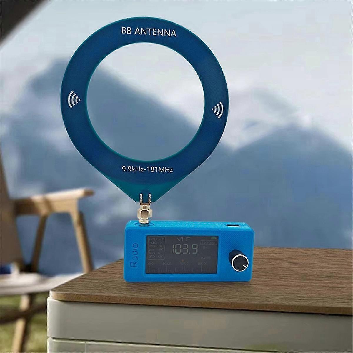 Portable Radio with LSB USB, AM FM Functionality and 2pcs Antennas for All Band Reception SI4732, 0.5-108mhz Range