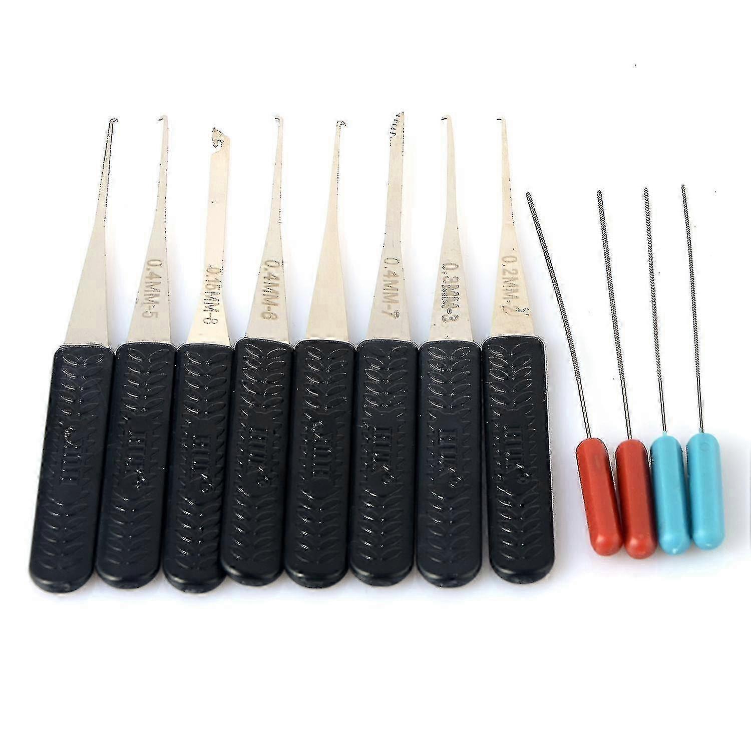 12 Pcs Key Removal Tool Kit for Lock Repair with Extractor Needles P0.11