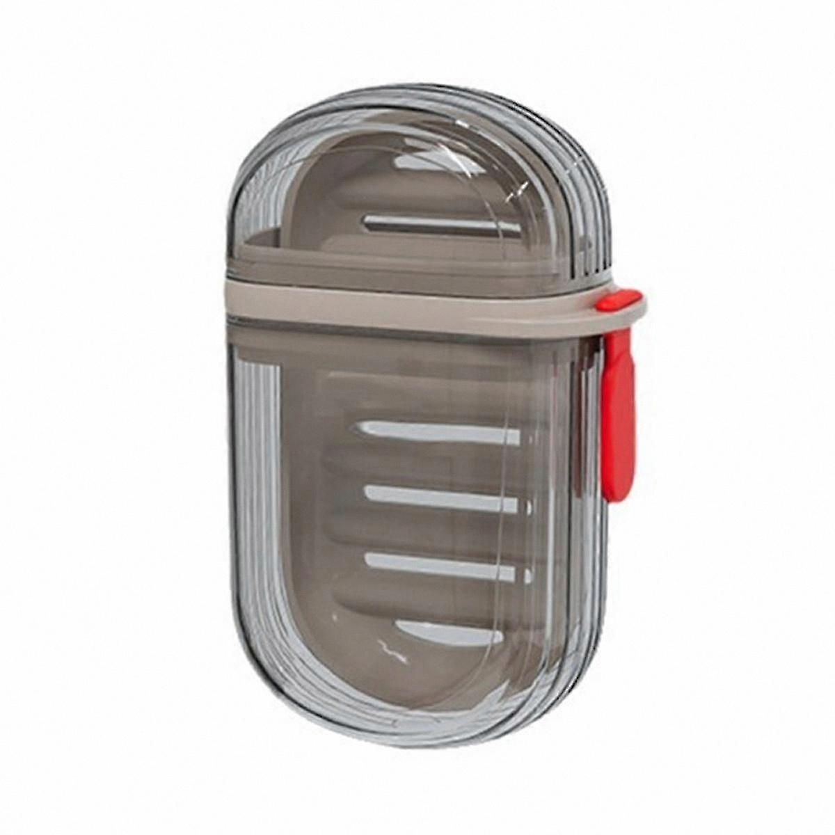 Leak-Proof Soap Case with Lid for Travel, Shower, and Camping - 2 Pack Portable Storage Box for Bar Soap