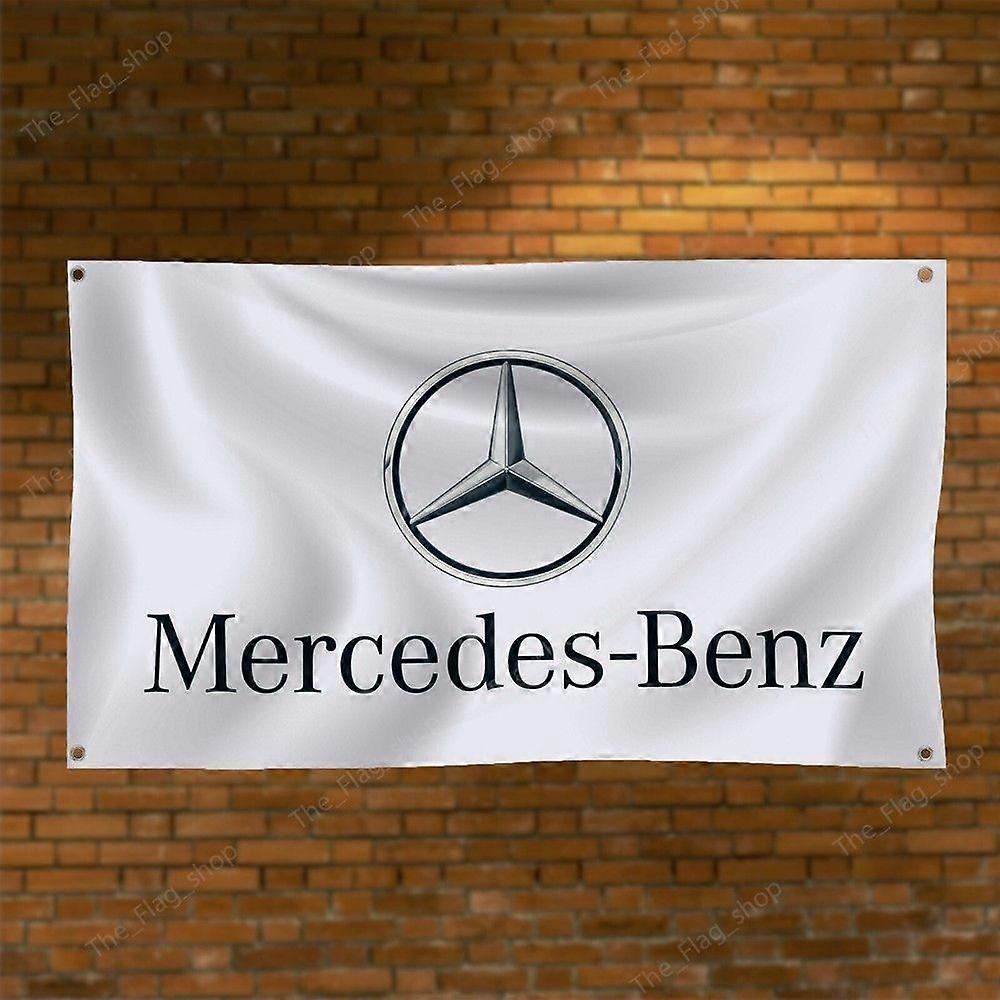 Mercedes Benz Amg Flag BannerClassic Garage Shop Man Cave Διακόσμηση Τοίχου Σημαία