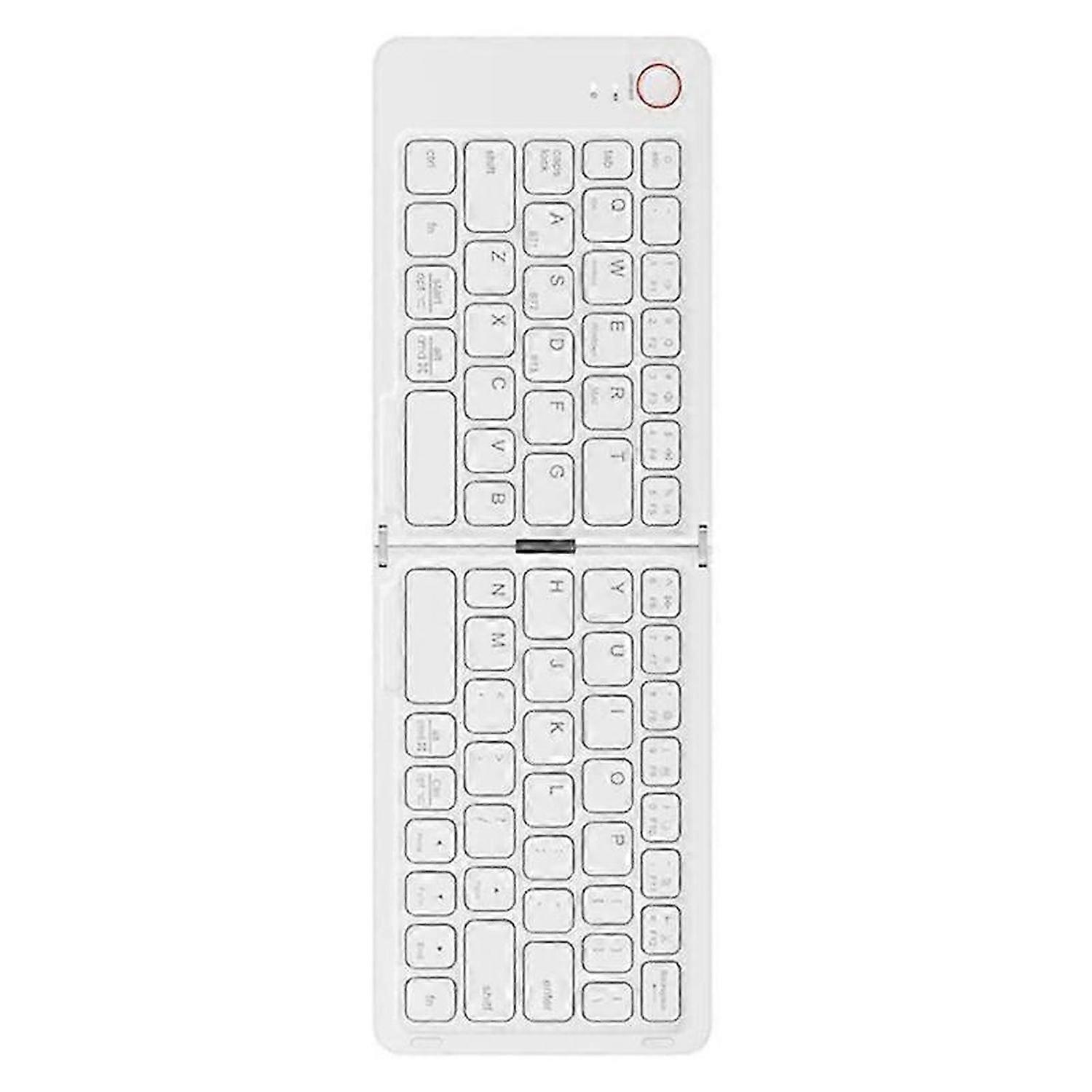 Portable Bluetooth Foldable Keyboard for IOS/Android/ Tablet MobilePhone Portable Keyboard ComputerAccessories,B