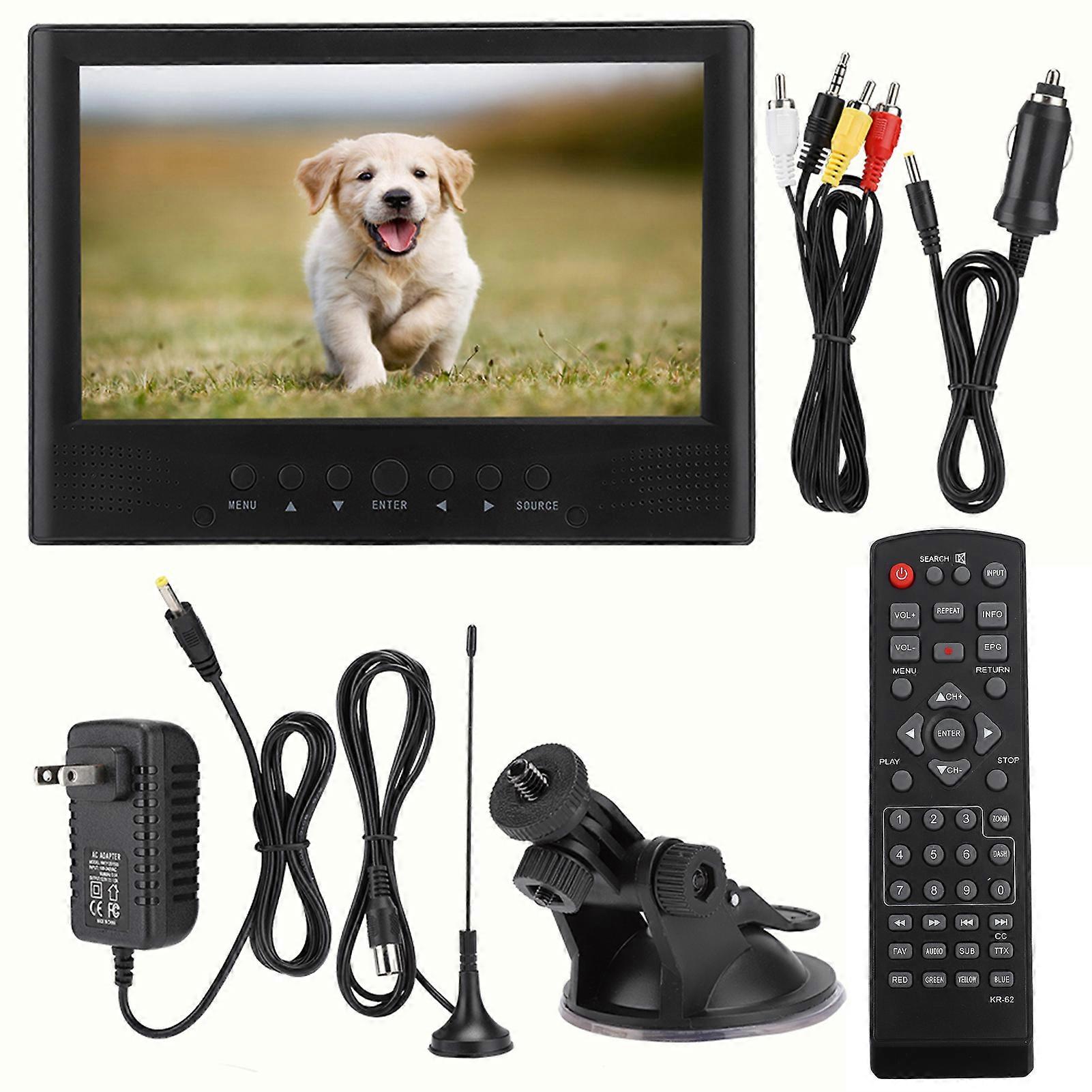 LEADSTAR 9-Inch Portable Digital TV with USB, PVR, and Headphone Jack for Global Use