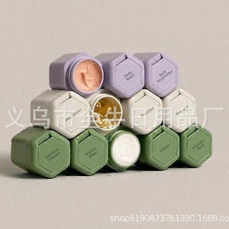 Travel container for cosmetics and skincare products, travel container for body care capsules