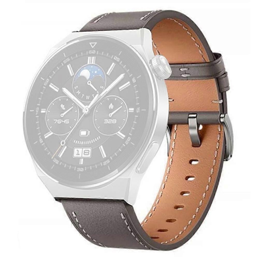 20mm Universal Leather Watch Band Adjustable Replacement Strap