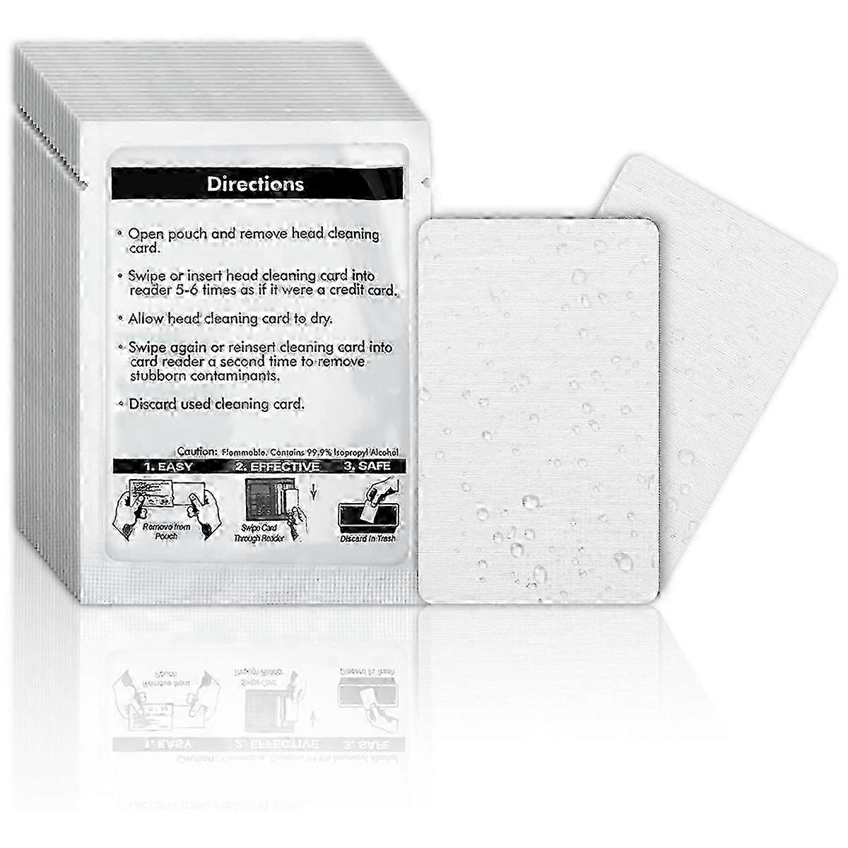 Card Reader Cleaning Cards - CR80 Card Reader Cleaner (80 PCS)