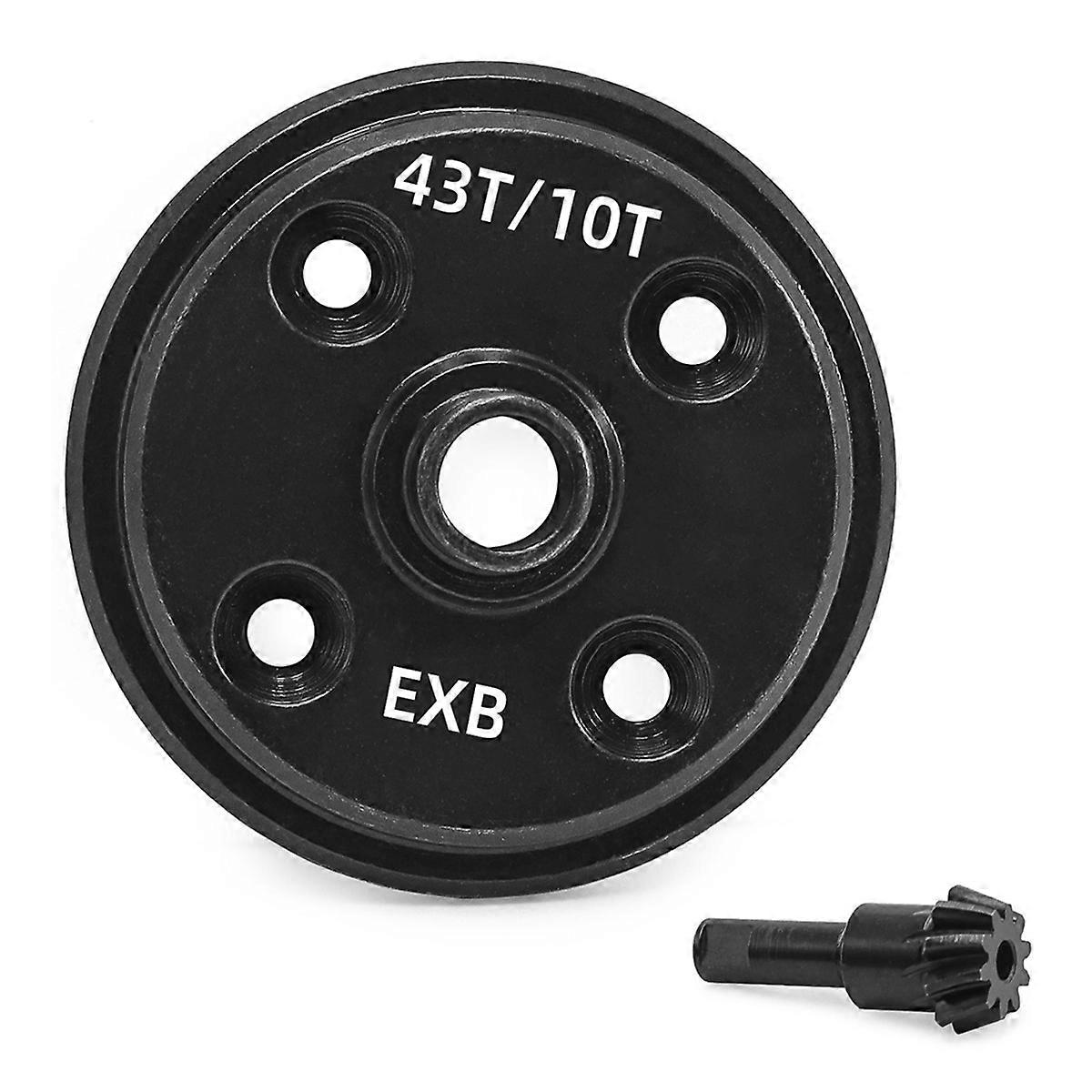 43T Differential Gear 10T Large Bevel Gear for ARRMA 1/7MOJAVE 1/8KRATON EXB ARA310980 Metal Upgrade Parts Kit