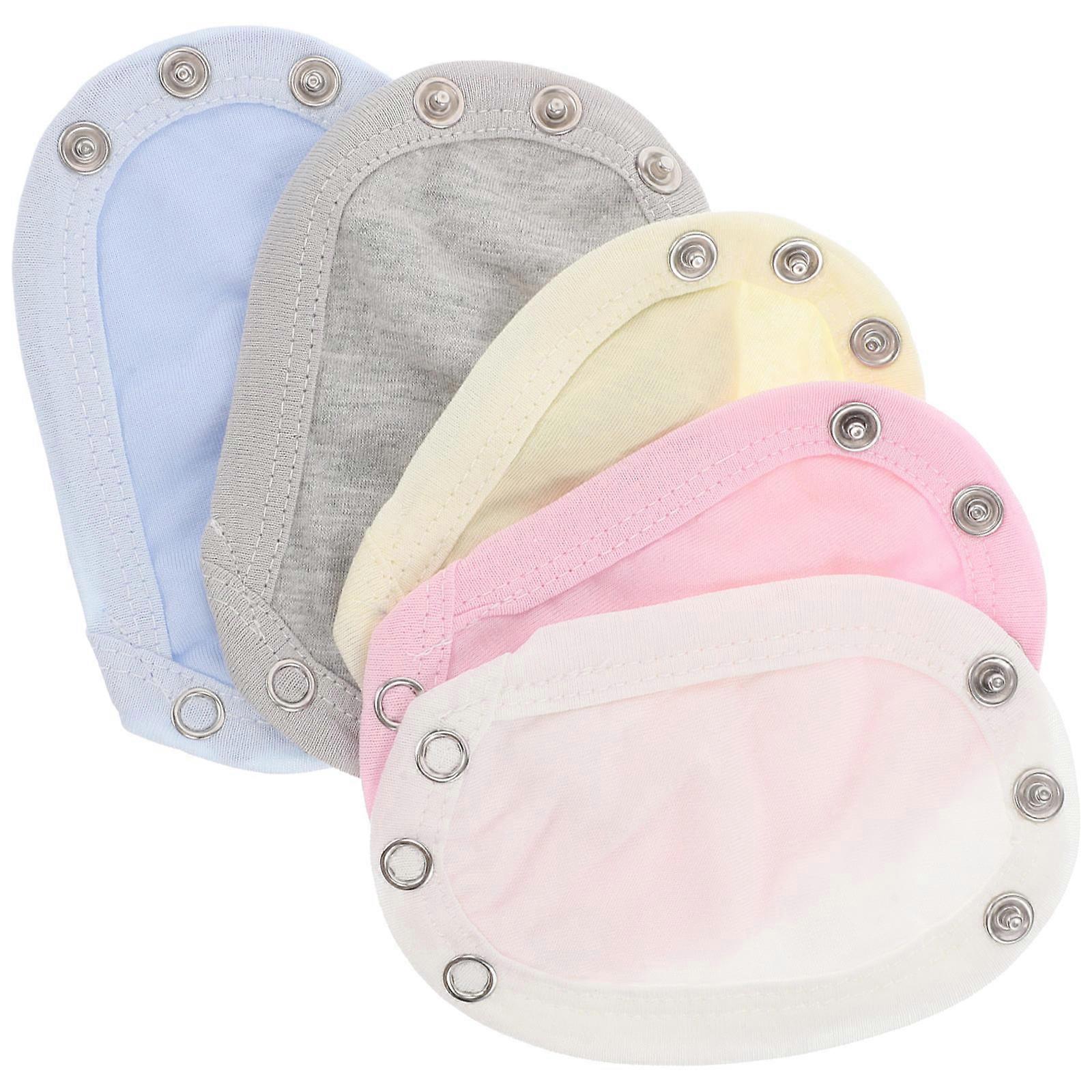 Baby Bodysuit Extender Snap for Easy Diaper Changes 10Pcs Assorted