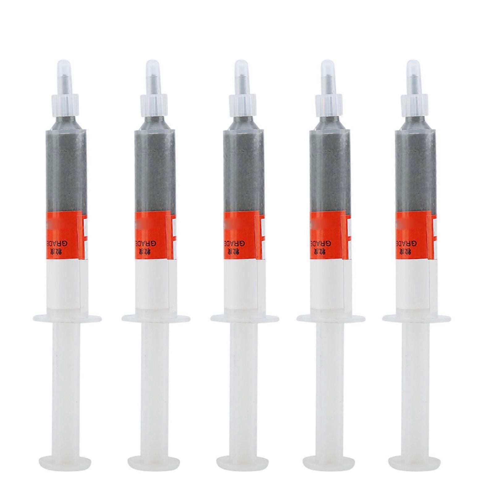 5pc/set Diamond Grinding Polishing Paste Lapping Compound Abrasive Paste Needle Tube W10#1000