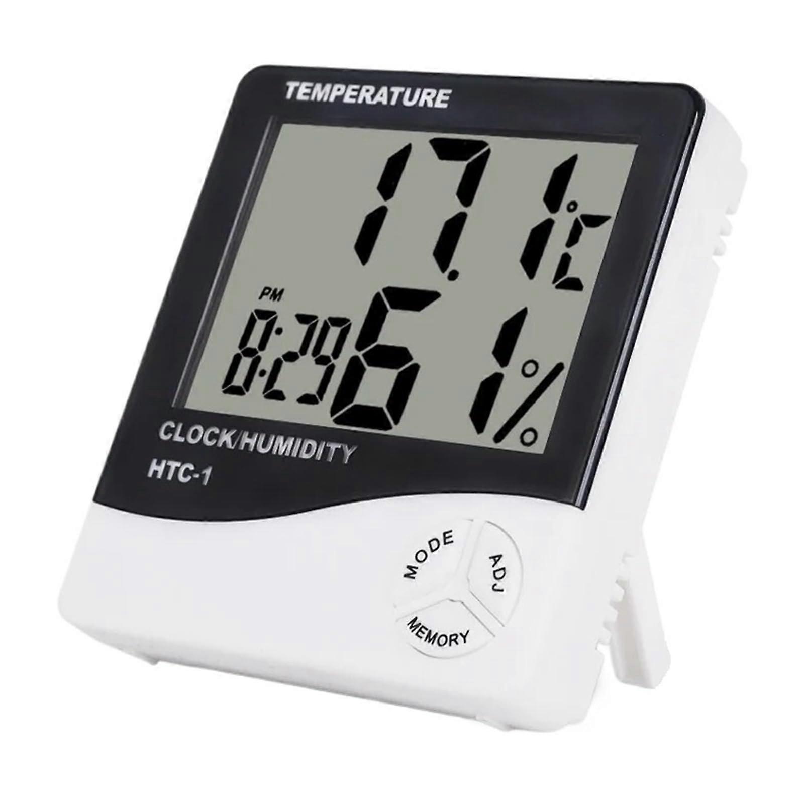 LCD Electronic Digital Temperature Humidity Meter Indoor Outdoor Thermometer Hygrometer Weather Station