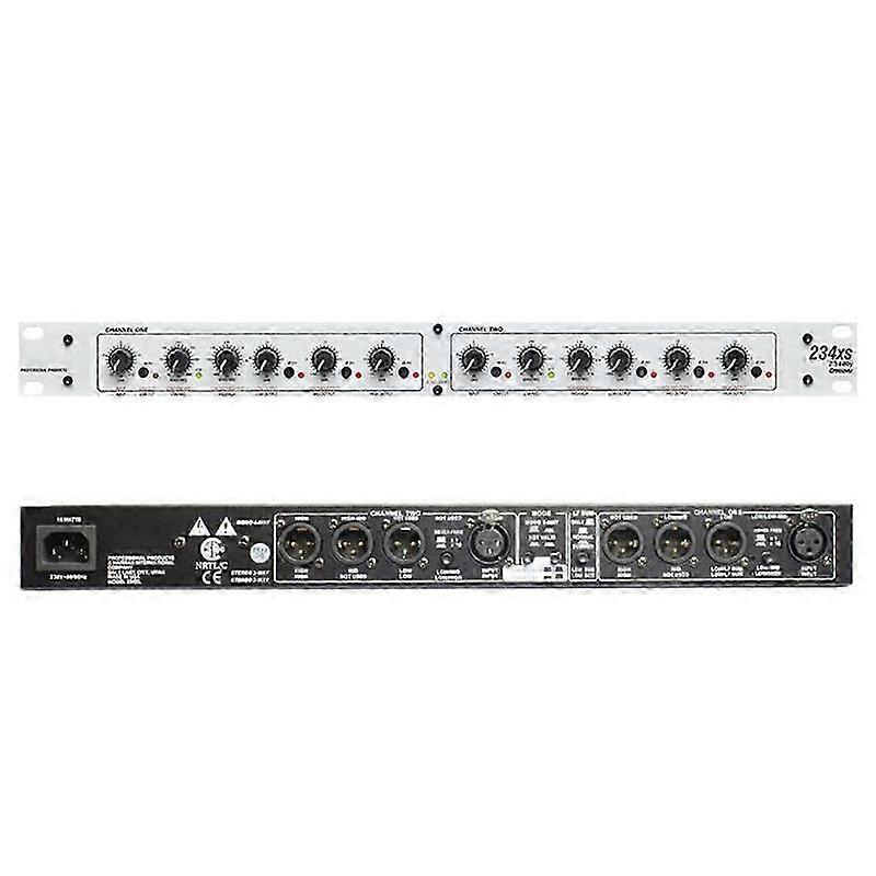 DBX 234XS Crossover - 2-Way/3-Way Stereo Audio Processor with XLR Connections