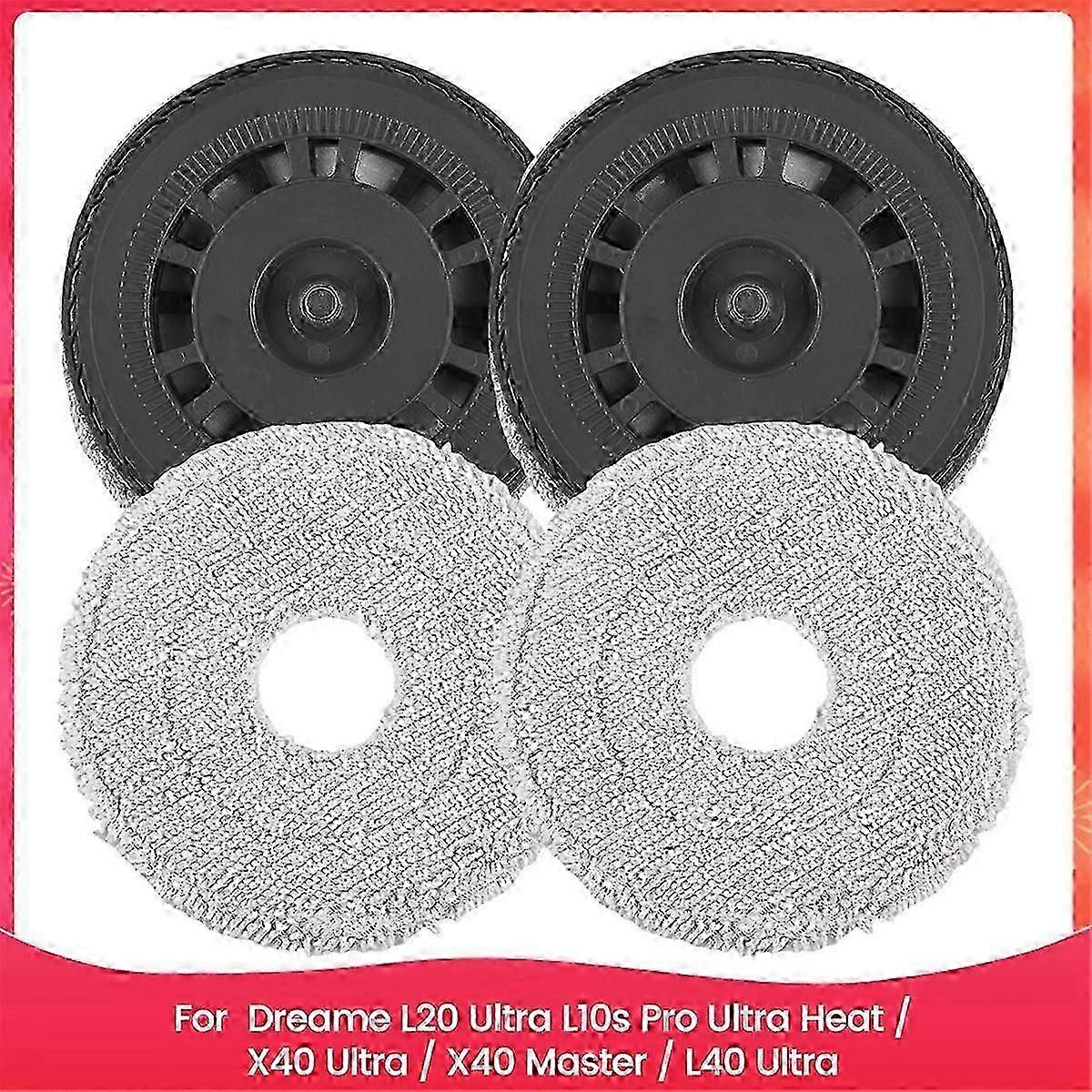 Dreame L20 Ultra and L10s Pro Mopping Plate Attachment with Cleaning Cloth Mount