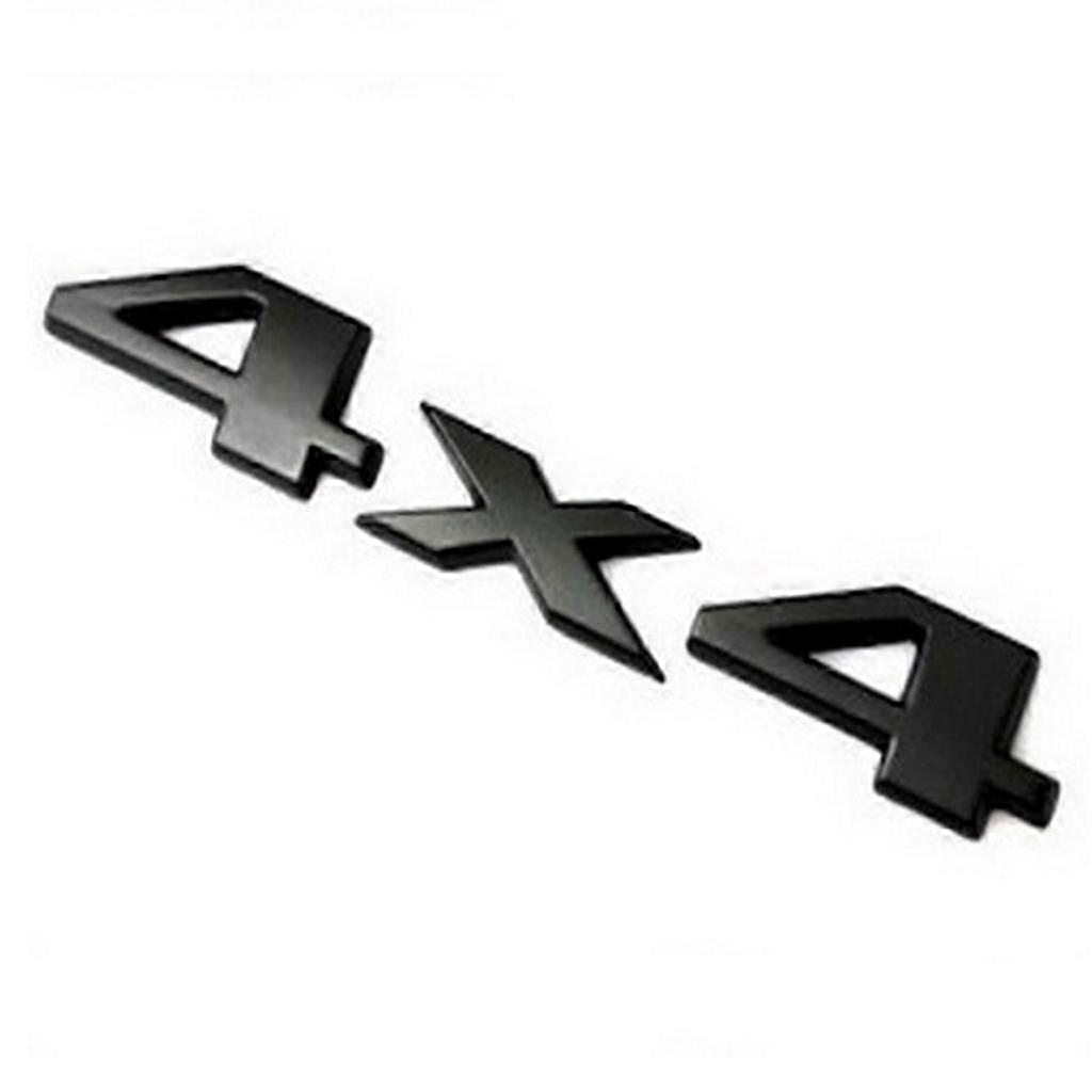 Tailgate Insert Letters Fit For 4X4 Four-wheel Drive Side Emblem 3D Strong Adhesive Decals 3D Raised Emblems