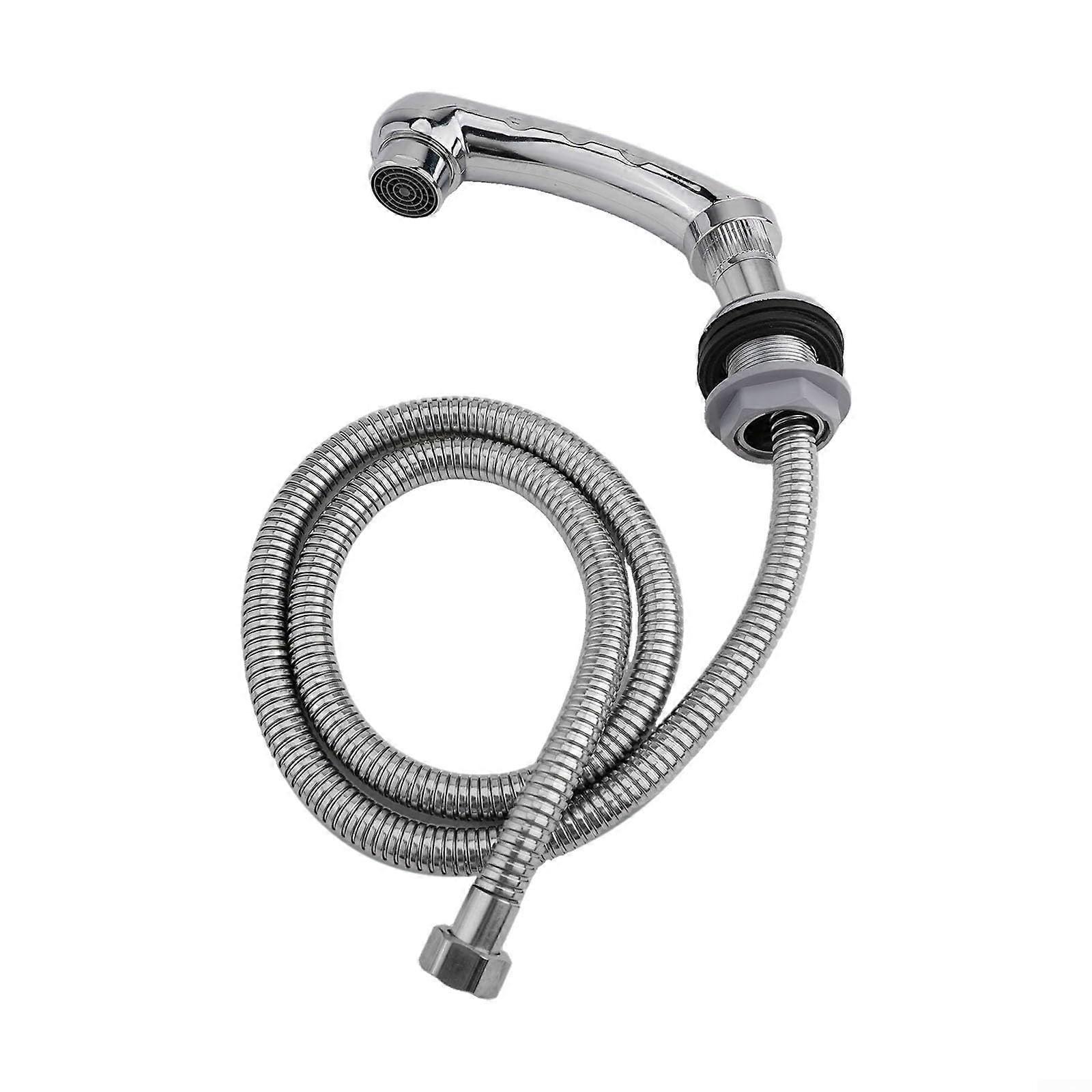 ABS and Alloy Shower Head with 59-Inch Hose for Salon Shampooing, Lightweight, Durable, Adjustable Spray Settings