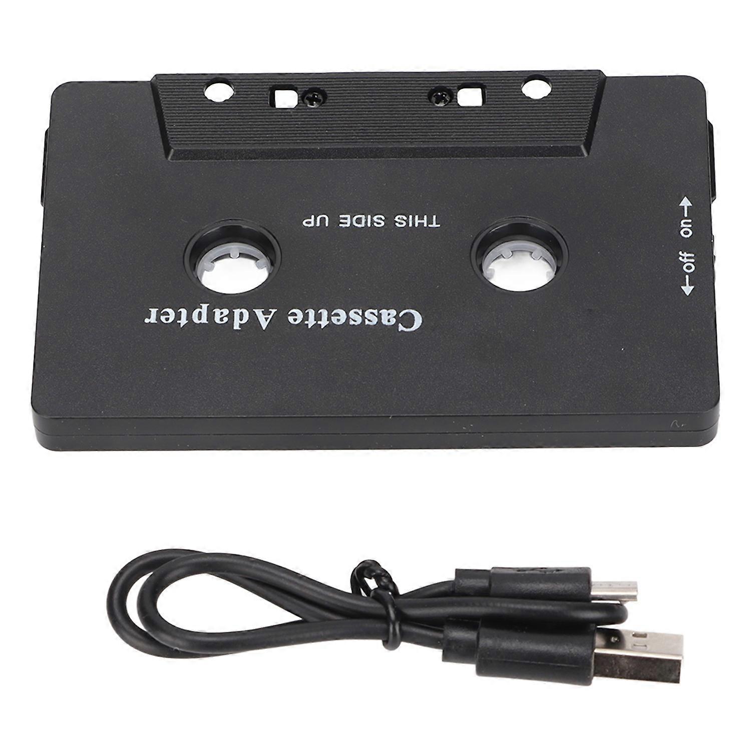 Feature:
1. [Multifunction] With this tape adapter, you can answer calls or control music on the rec