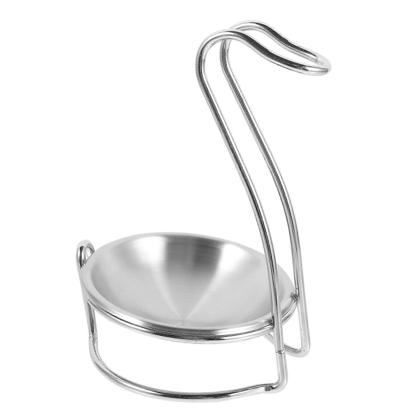 Metal Spoon Container For Restaurant And Hotel Use In A Rectangular Design With Silver Finish To Organize Kitchen Utensils 3Pcs