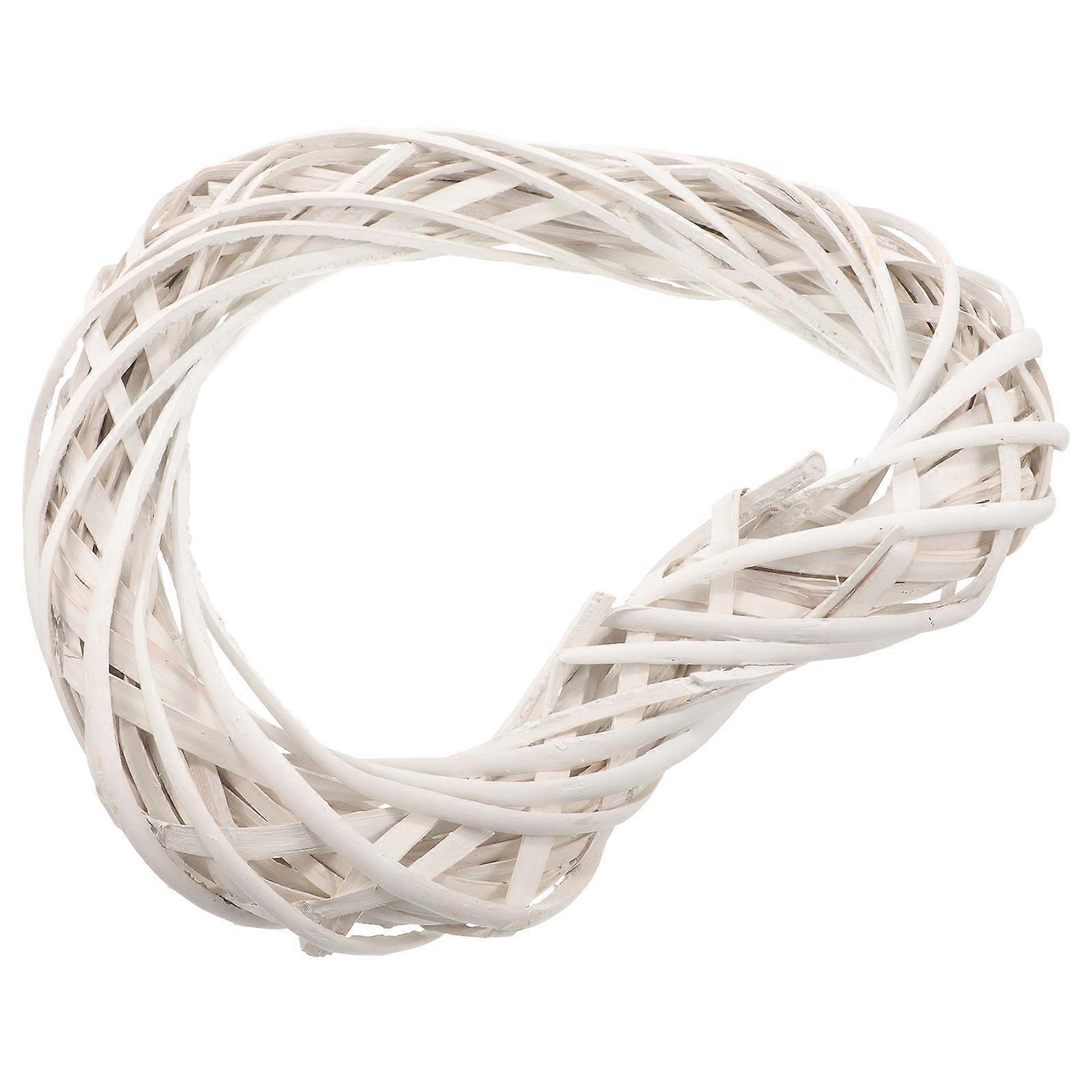 DIY Rattan Wreath Heart Shaped Frame for Wreath Making 3Pcs