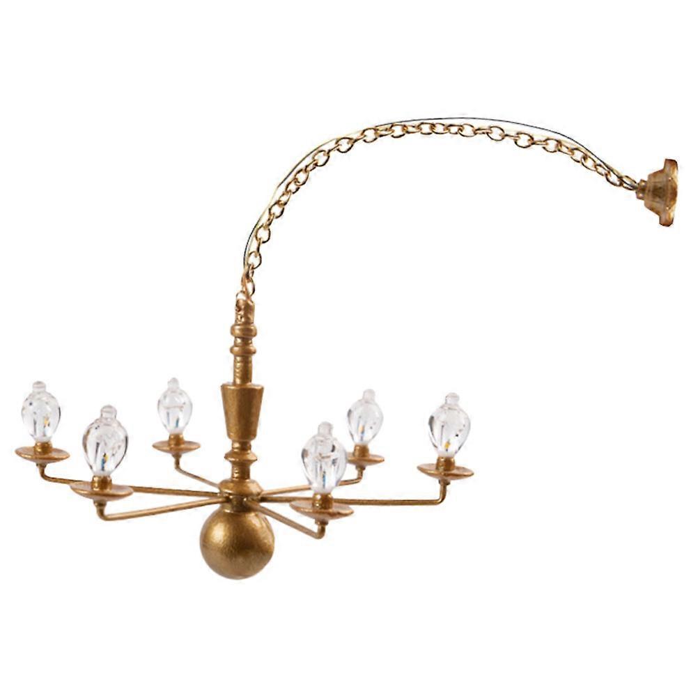 Decorative Mini Ceiling Lamp 3Pcs Compact Light Adornment For Mini Houses Hobbyists Sand Table Use