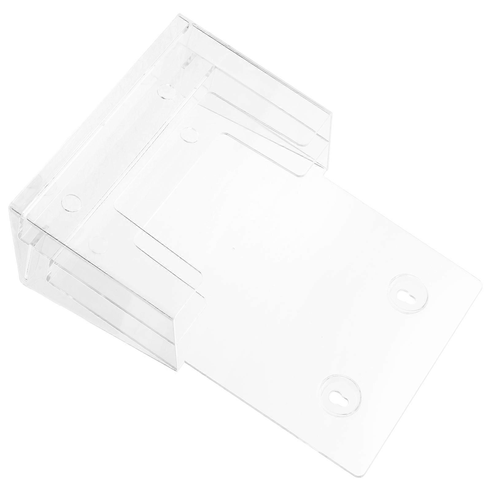 Acrylic Desktop File Rack for Organizing Documents 5Pcs Wall-Mounted Holder
