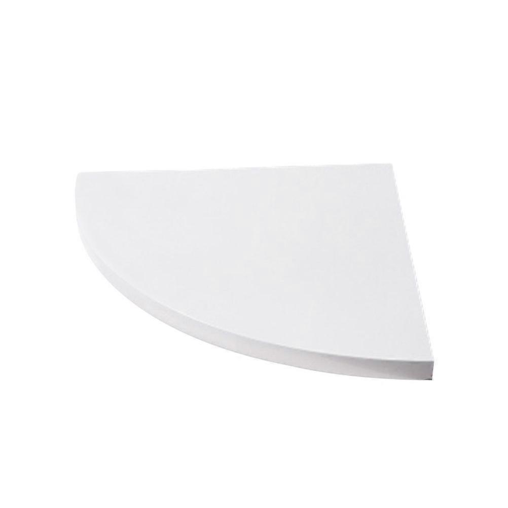 Display Items Round End Corner Shelf S Size Wall Hanging Shelves for Bedroom Office Home 3PCS Set